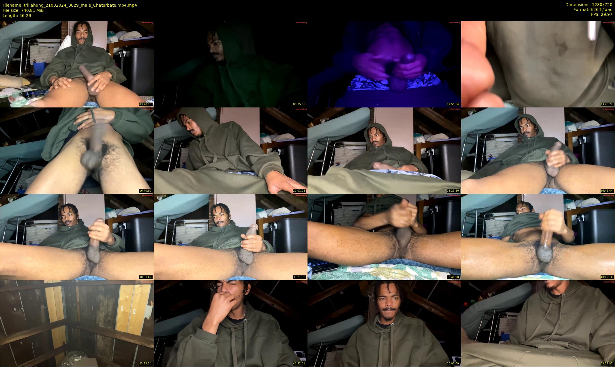 trillahung — 57 minute Chaturbate male cam show recording, 720p, Aug 21, 2024