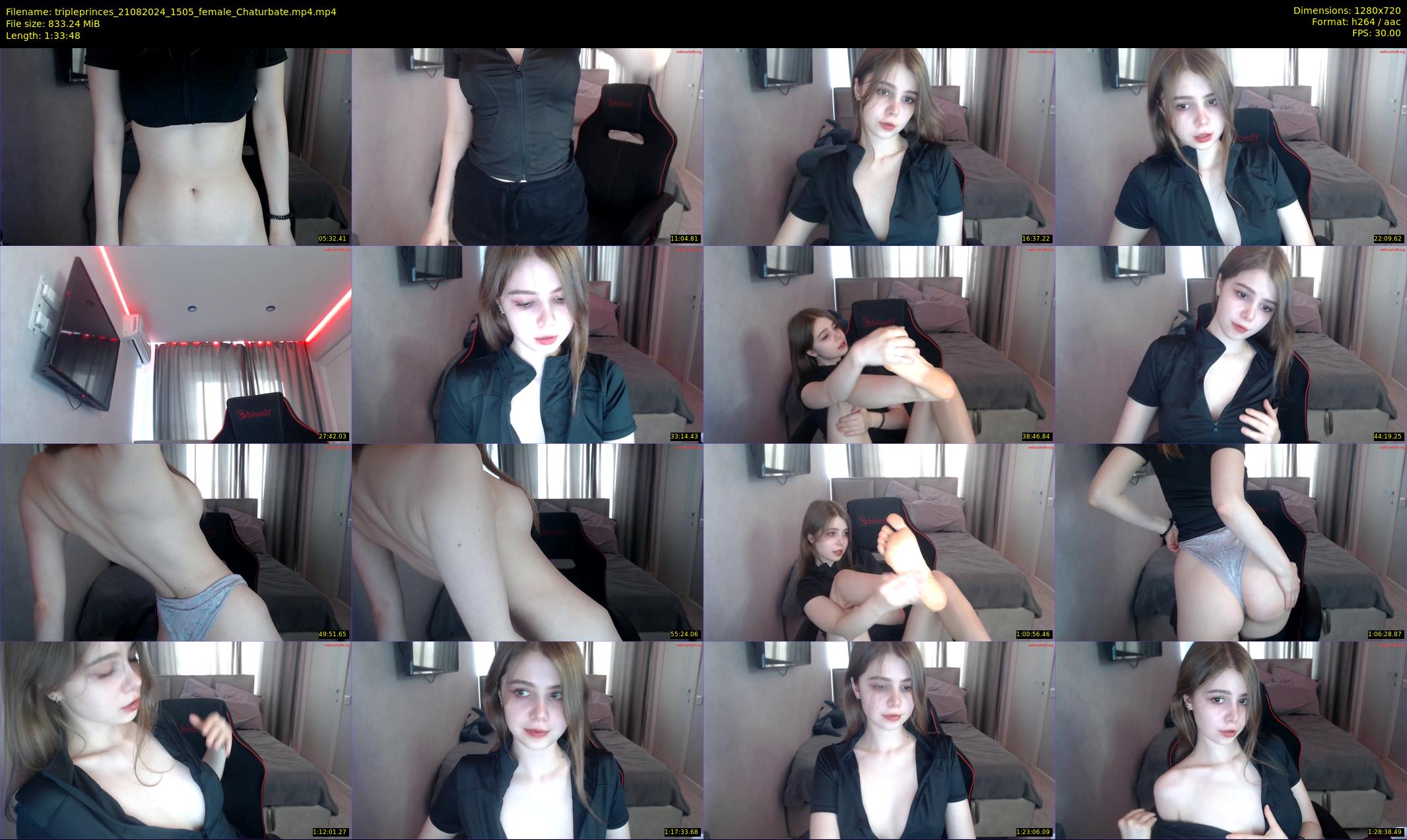 tripleprinces — 94 minute Chaturbate female cam show recording, 720p, Aug 21, 2024