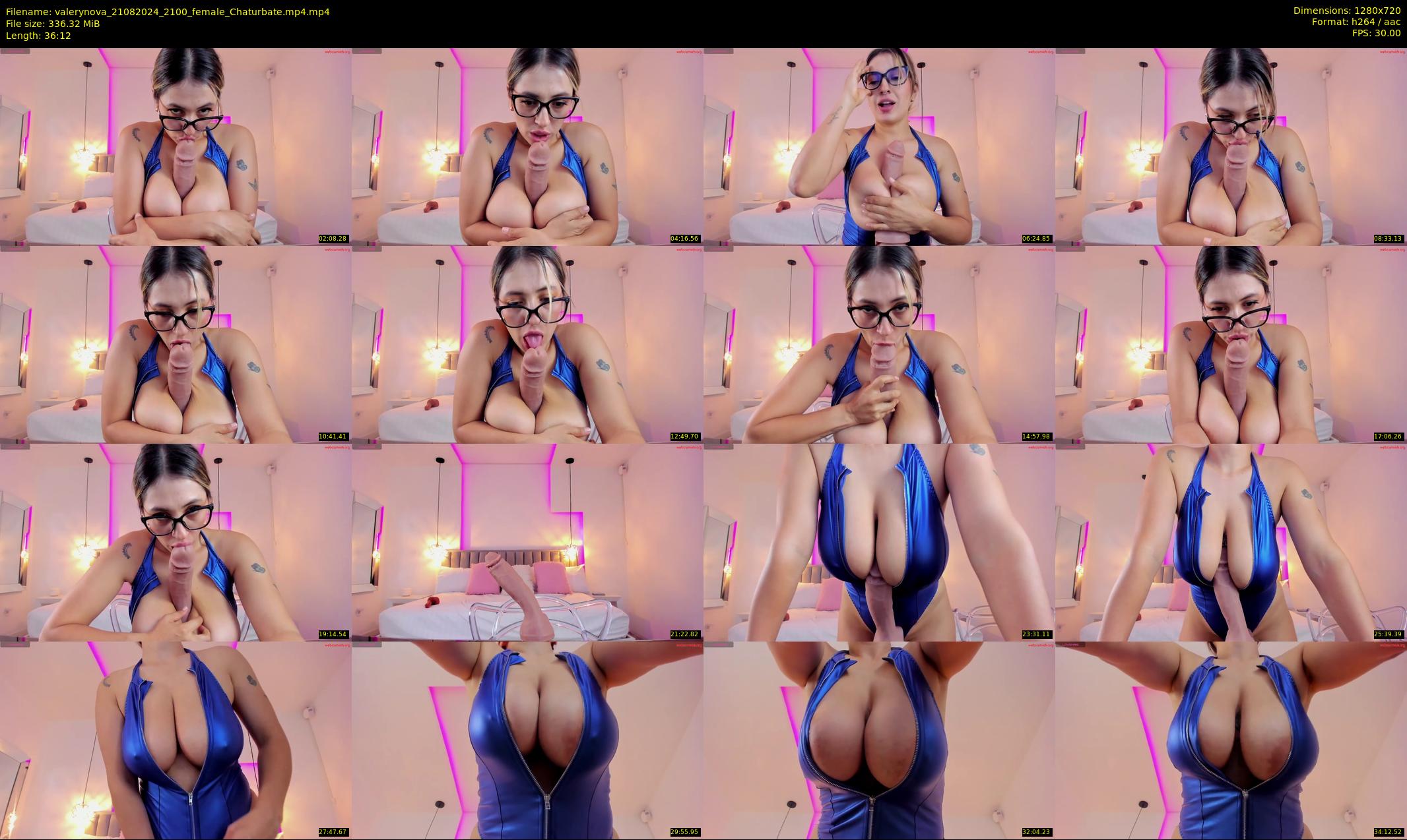 valerynova — 37 minute Chaturbate female cam show recording, 720p, Aug 21, 2024