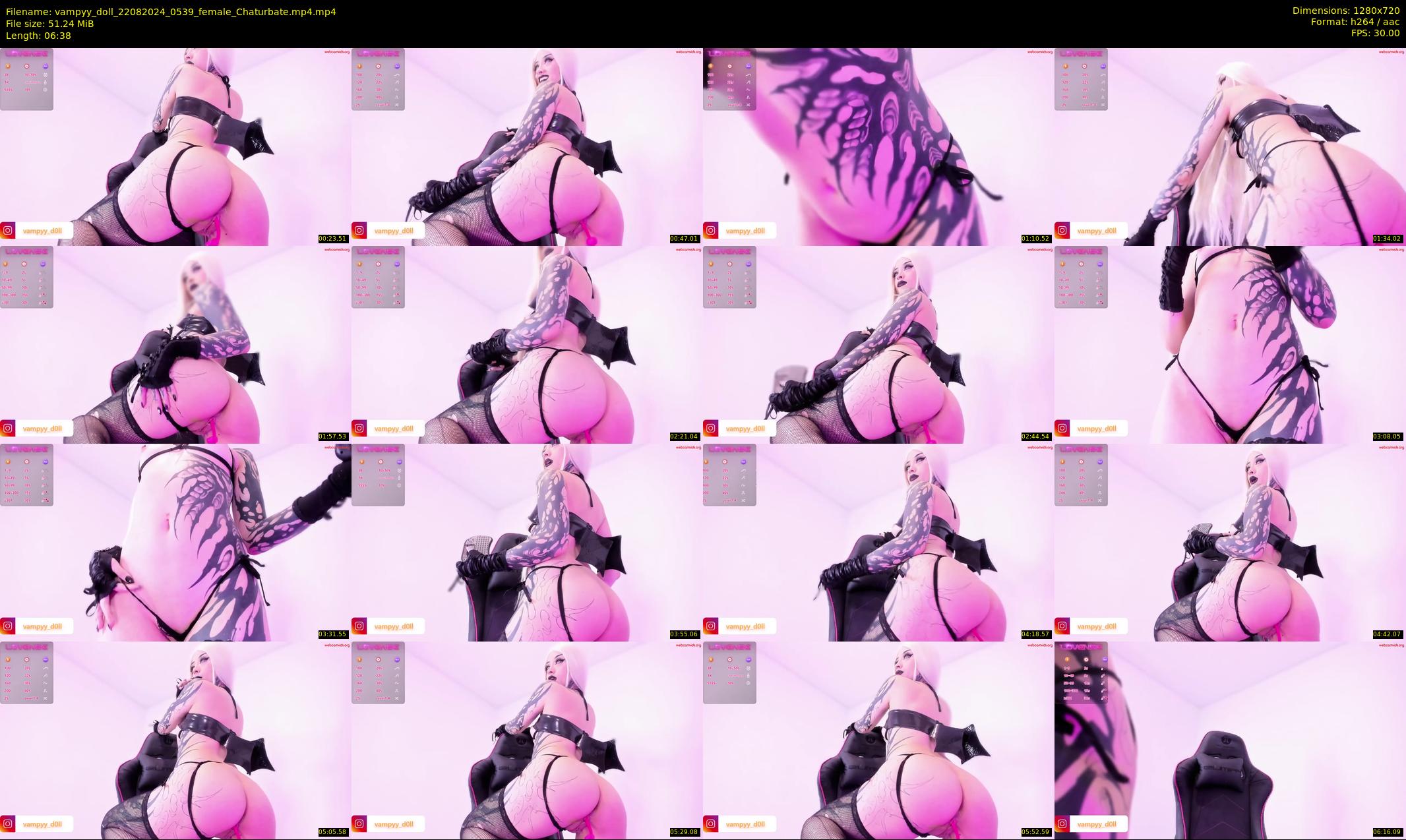 vampyy_doll — 7 minute Chaturbate female cam show recording, 720p, Aug 22, 2024