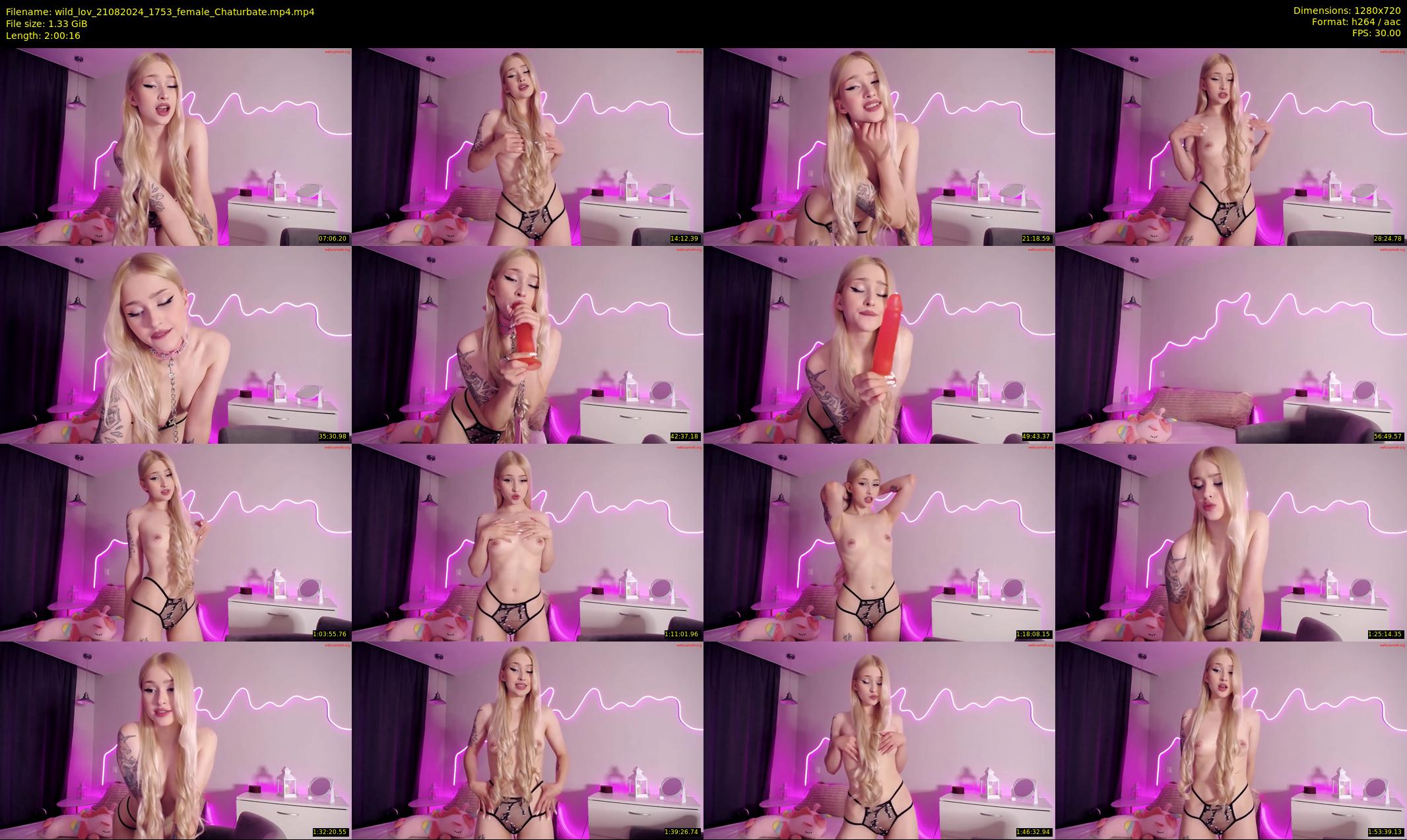 wild_lov — 121 minute Chaturbate female cam show recording, 720p, Aug 21, 2024