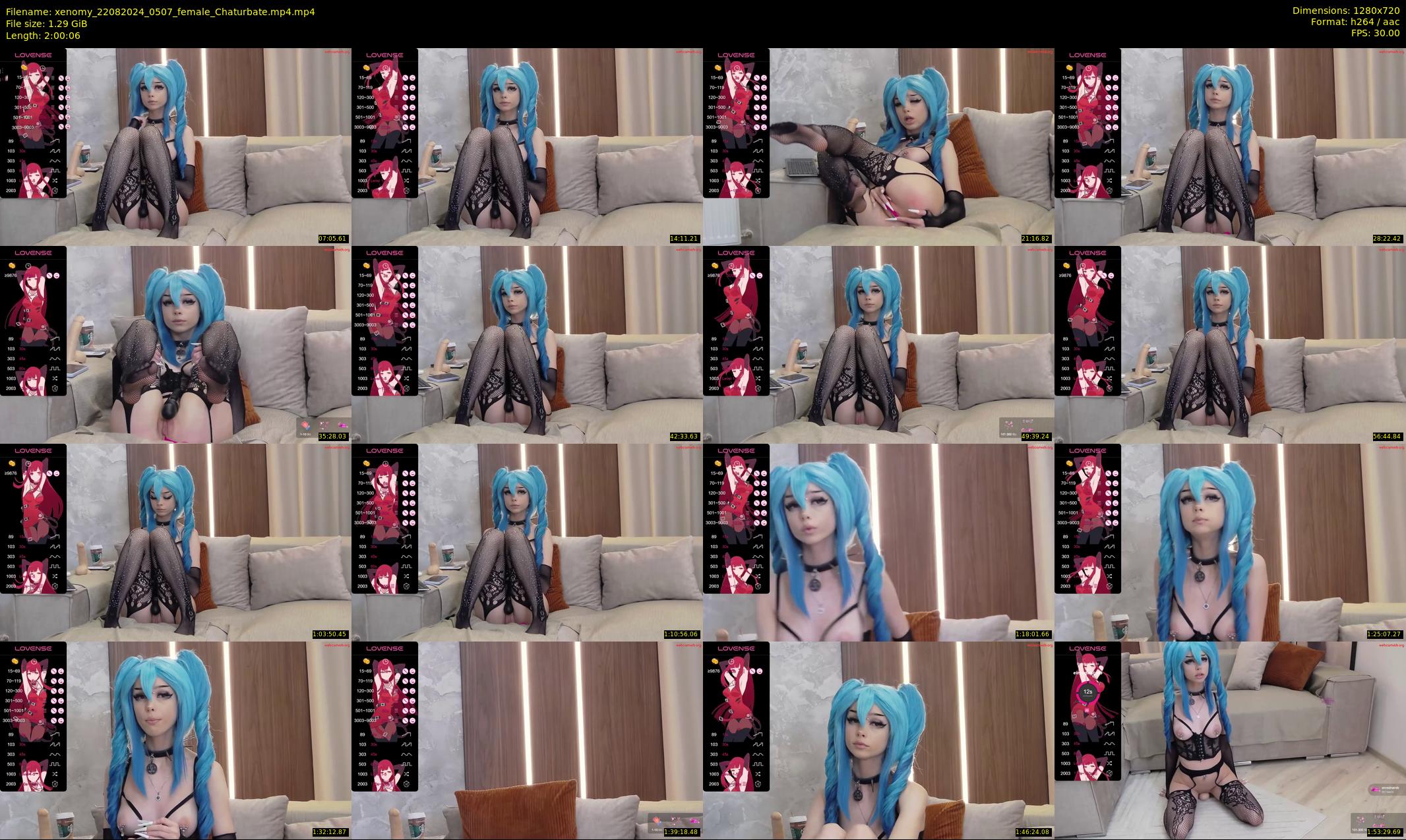xenomy — 121 minute Chaturbate female cam show recording, 720p, Aug 22, 2024