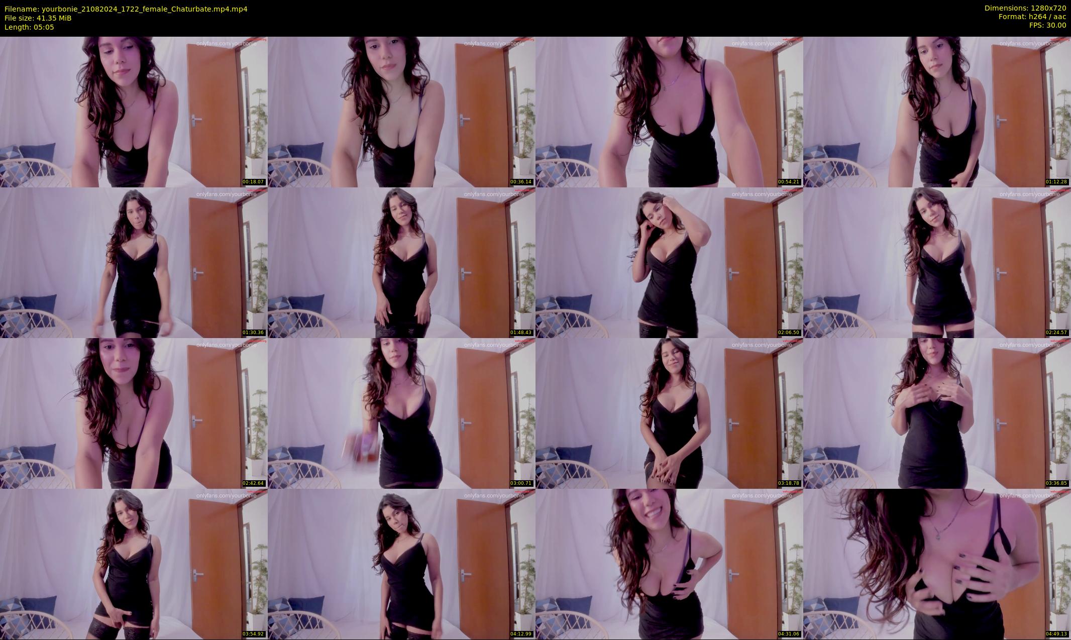 yourbonie — 6 minute Chaturbate female cam show recording, 720p, Aug 21, 2024