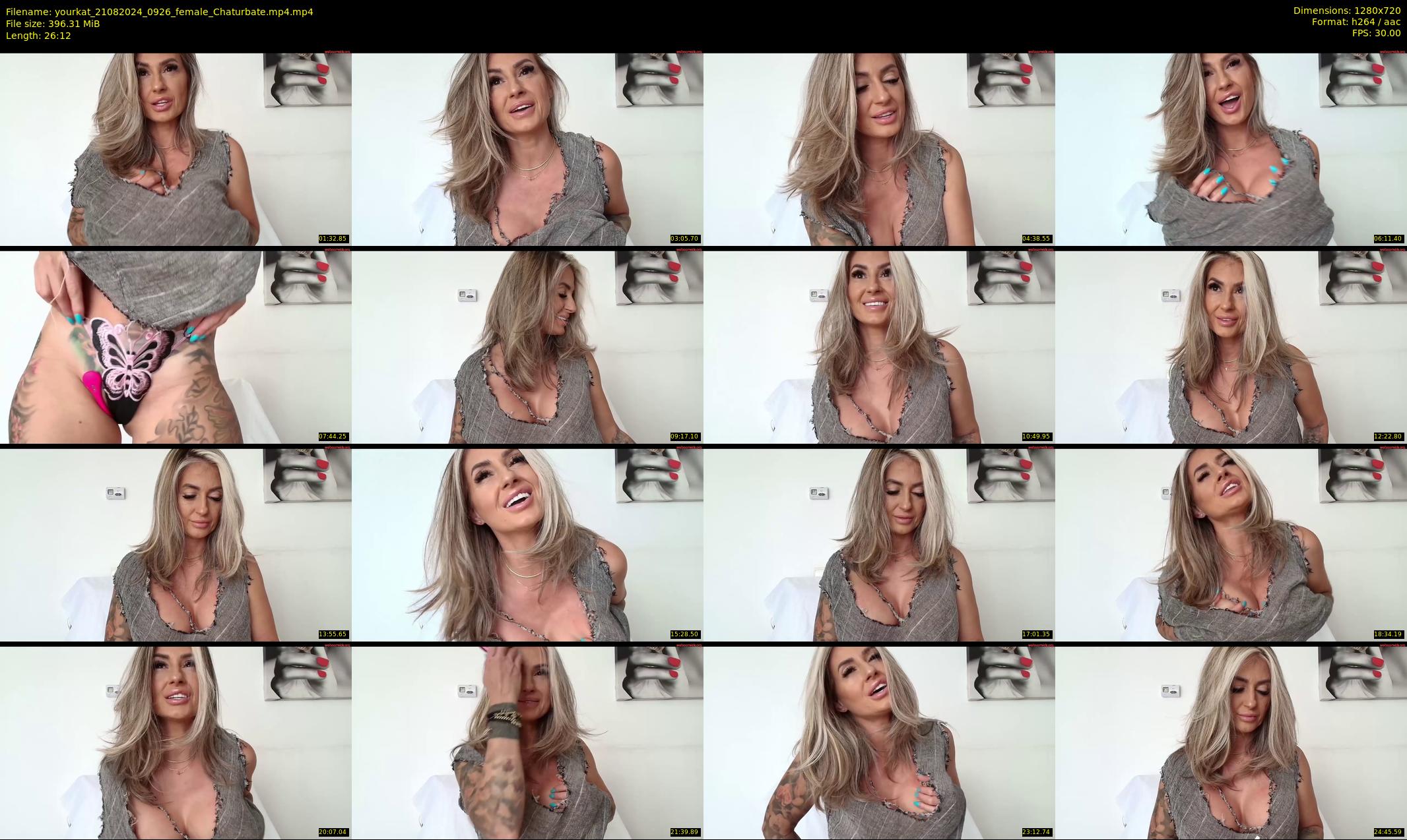 yourkat — 27 minute Chaturbate female cam show recording, 720p, Aug 21, 2024