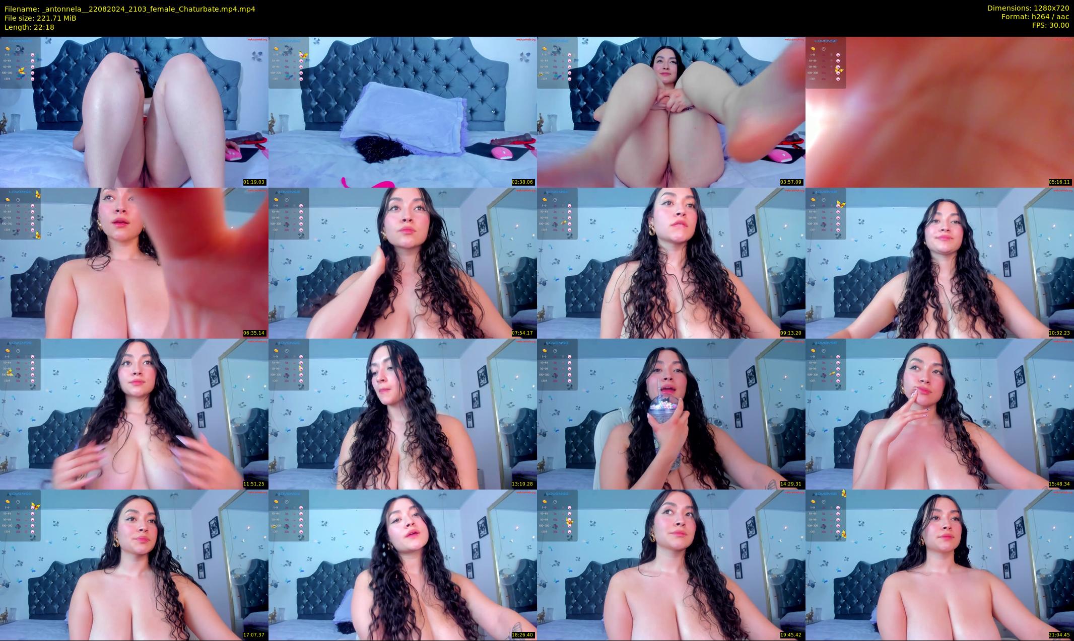 _antonnela_ — 23 minute Chaturbate female cam show recording, 720p, Aug 22, 2024