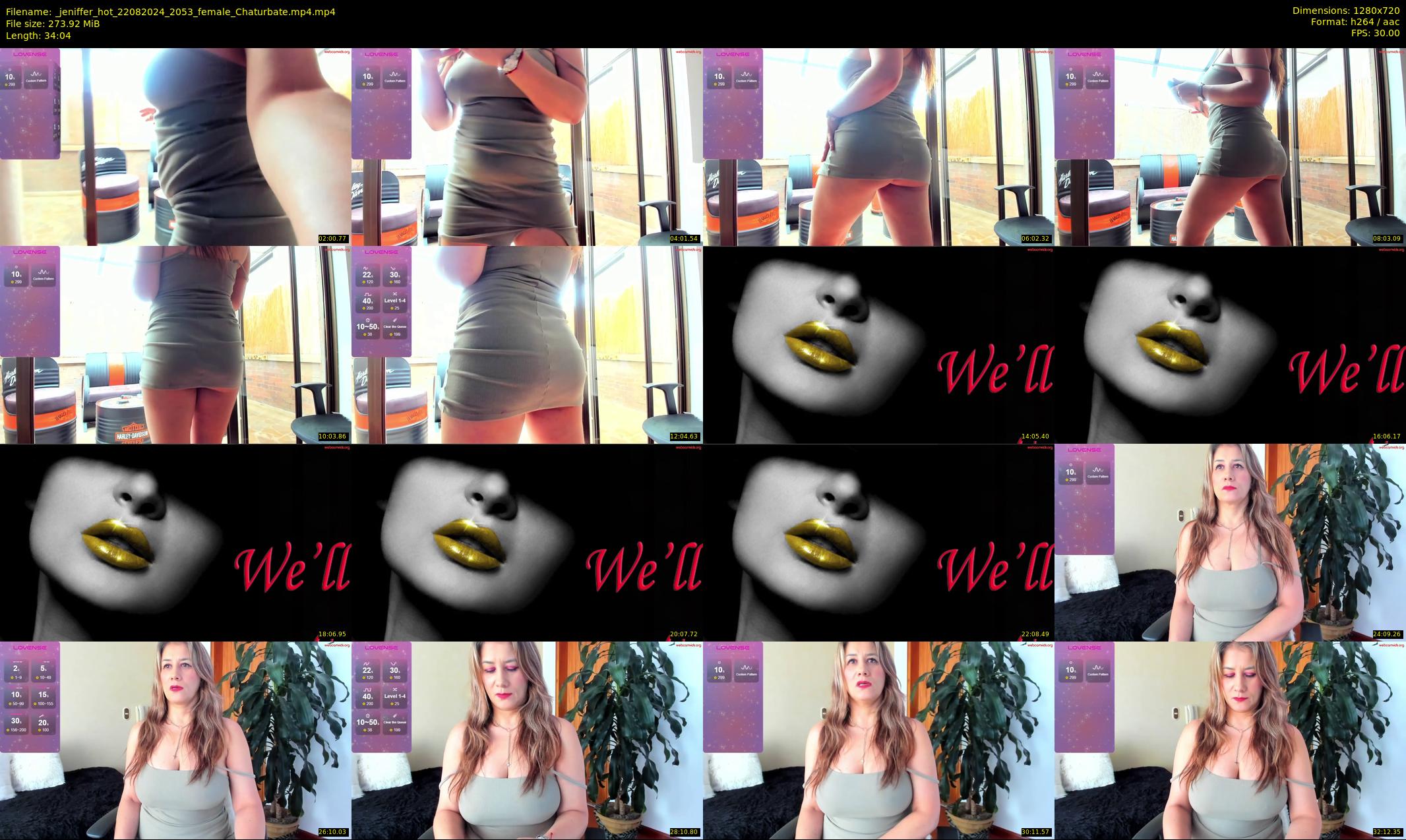 _jeniffer_hot — 35 minute Chaturbate female cam show recording, 720p, Aug 22, 2024