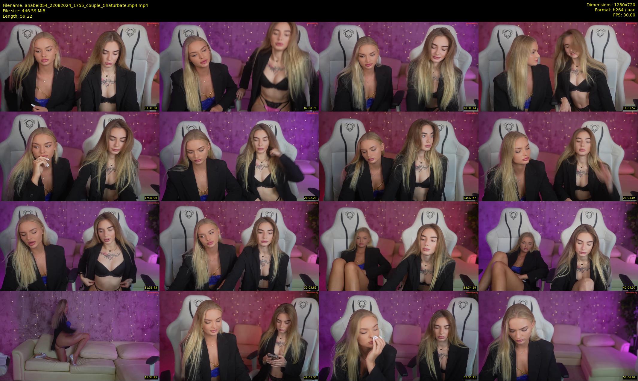 anabel054 — 60 minute Chaturbate female cam show recording, 720p, Aug 22, 2024