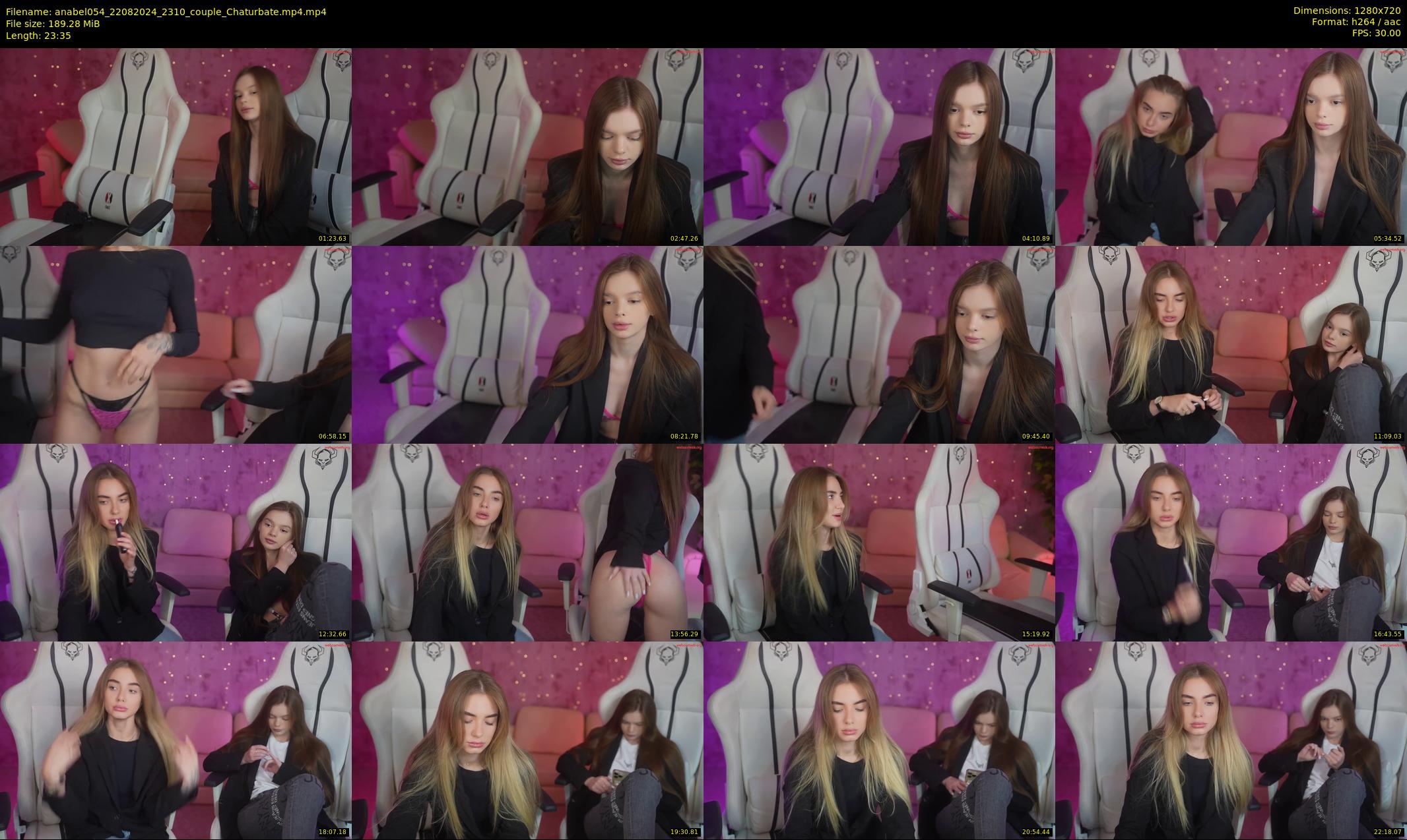 anabel054 — 24 minute Chaturbate female cam show recording, 720p, Aug 22, 2024