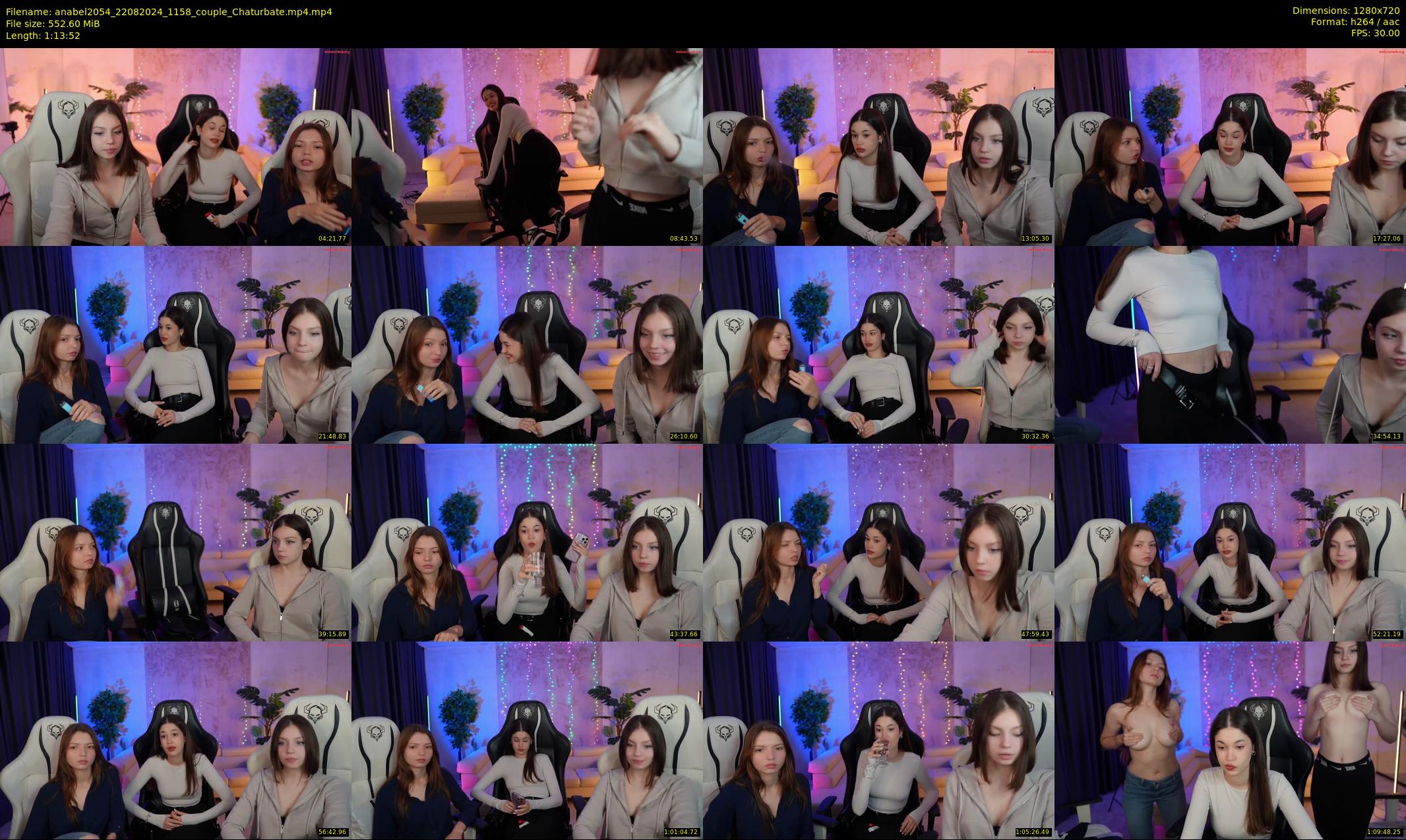 anabel2054 — 74 minute Chaturbate female cam show recording, 720p, Aug 22, 2024