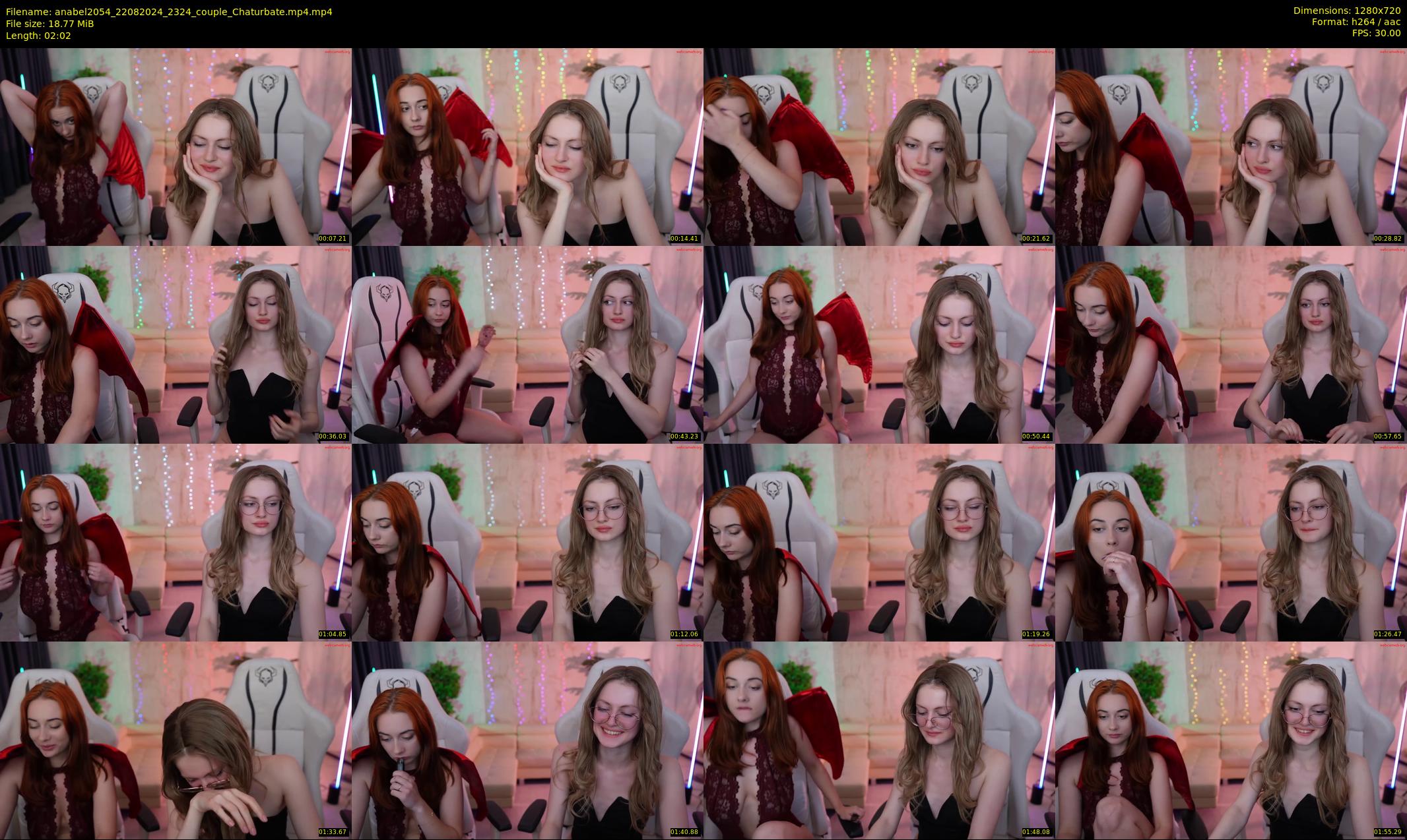 anabel2054 — 3 minute Chaturbate female cam show recording, 720p, Aug 22, 2024