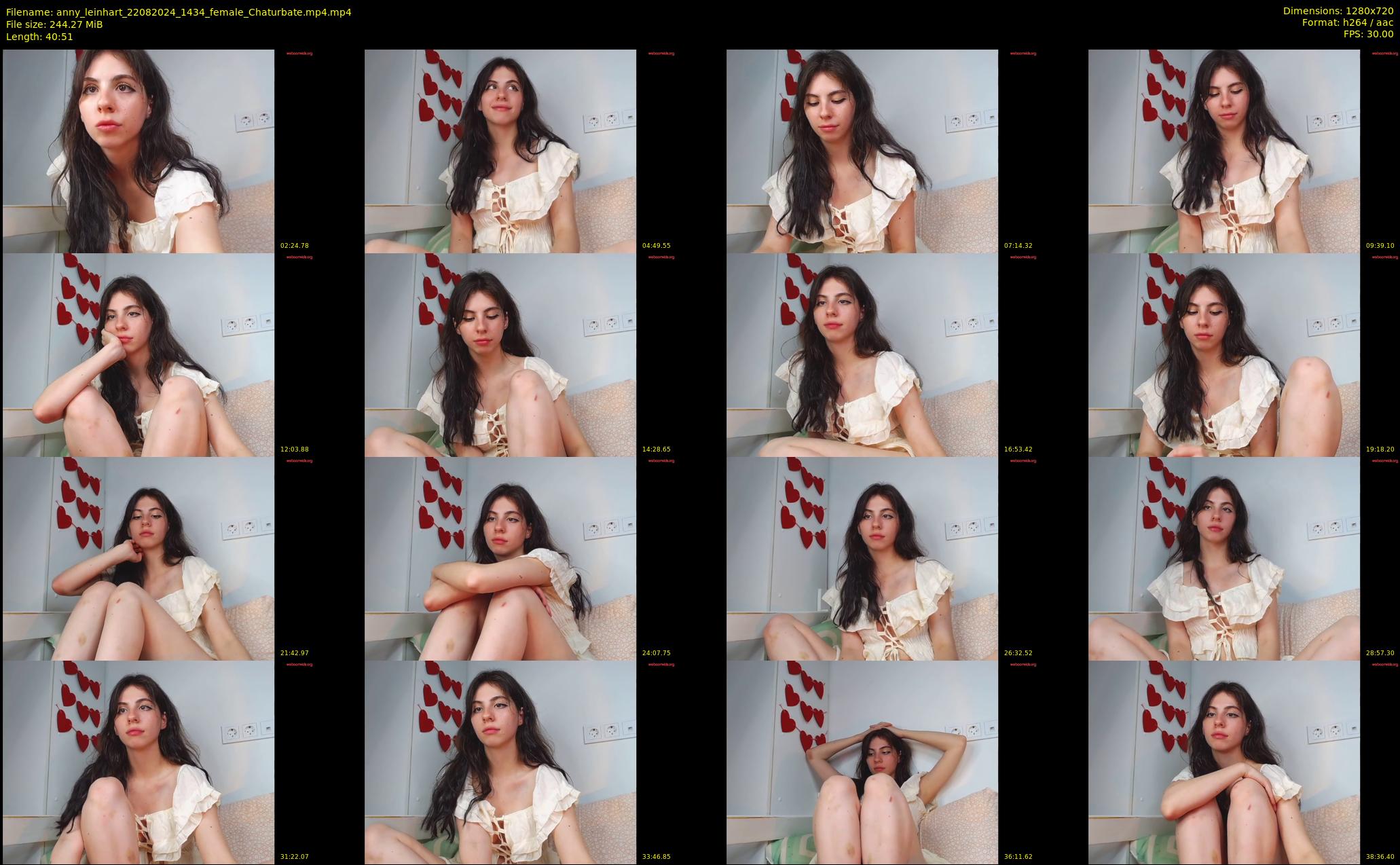anny_leinhart — 41 minute Chaturbate female cam show recording, 720p, Aug 22, 2024