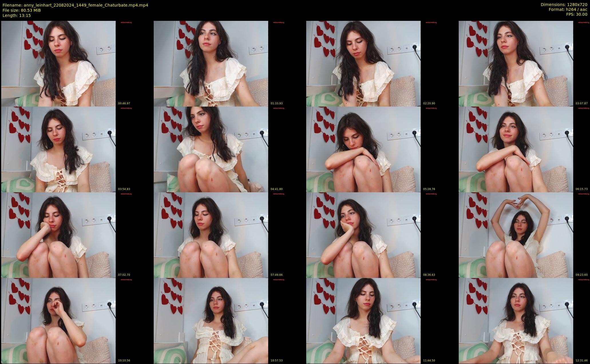 anny_leinhart — 14 minute Chaturbate female cam show recording, 720p, Aug 22, 2024