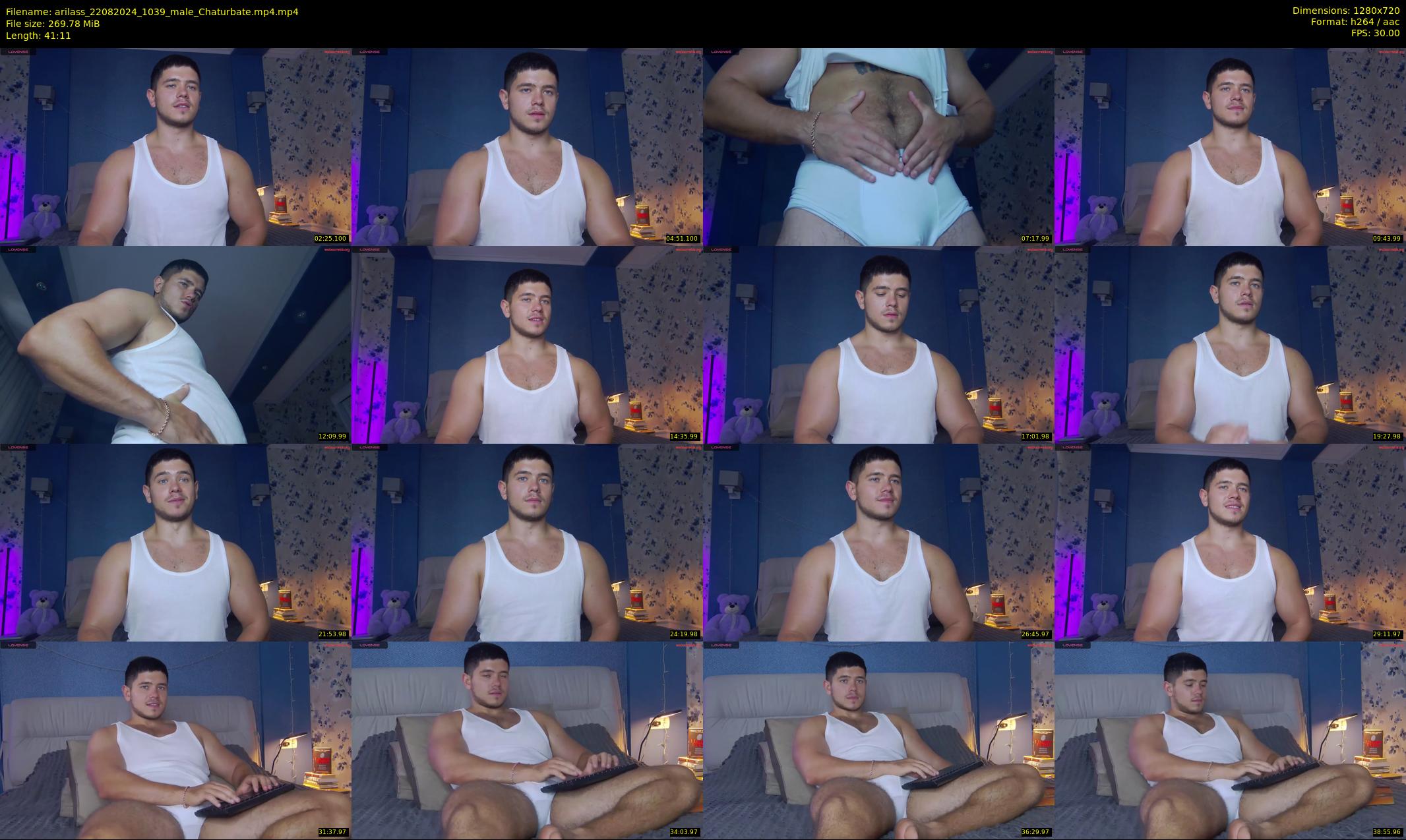 arilass — 42 minute Chaturbate male cam show recording, 720p, Aug 22, 2024