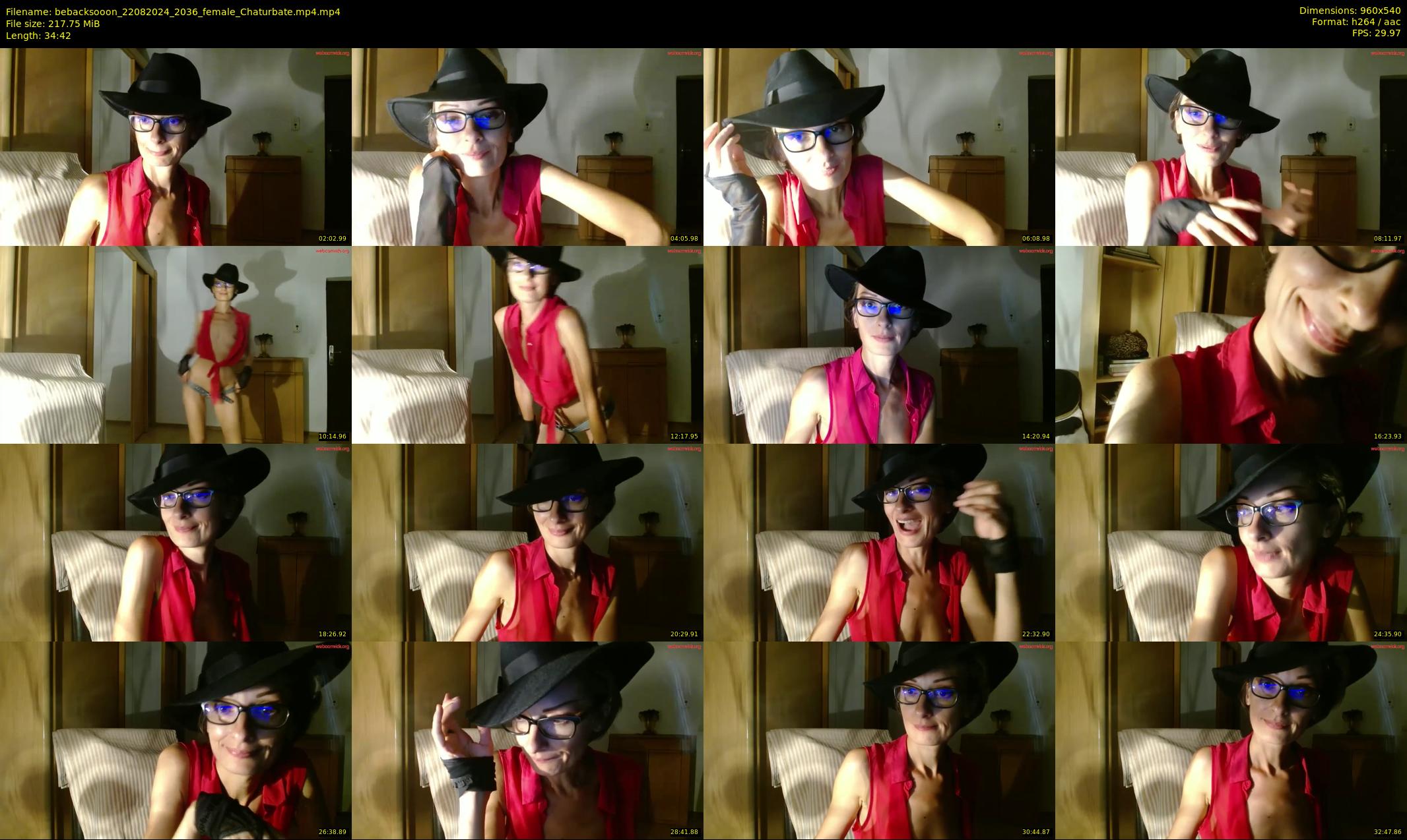 bebacksooon — 35 minute Chaturbate female cam show recording, 480p, Aug 22, 2024