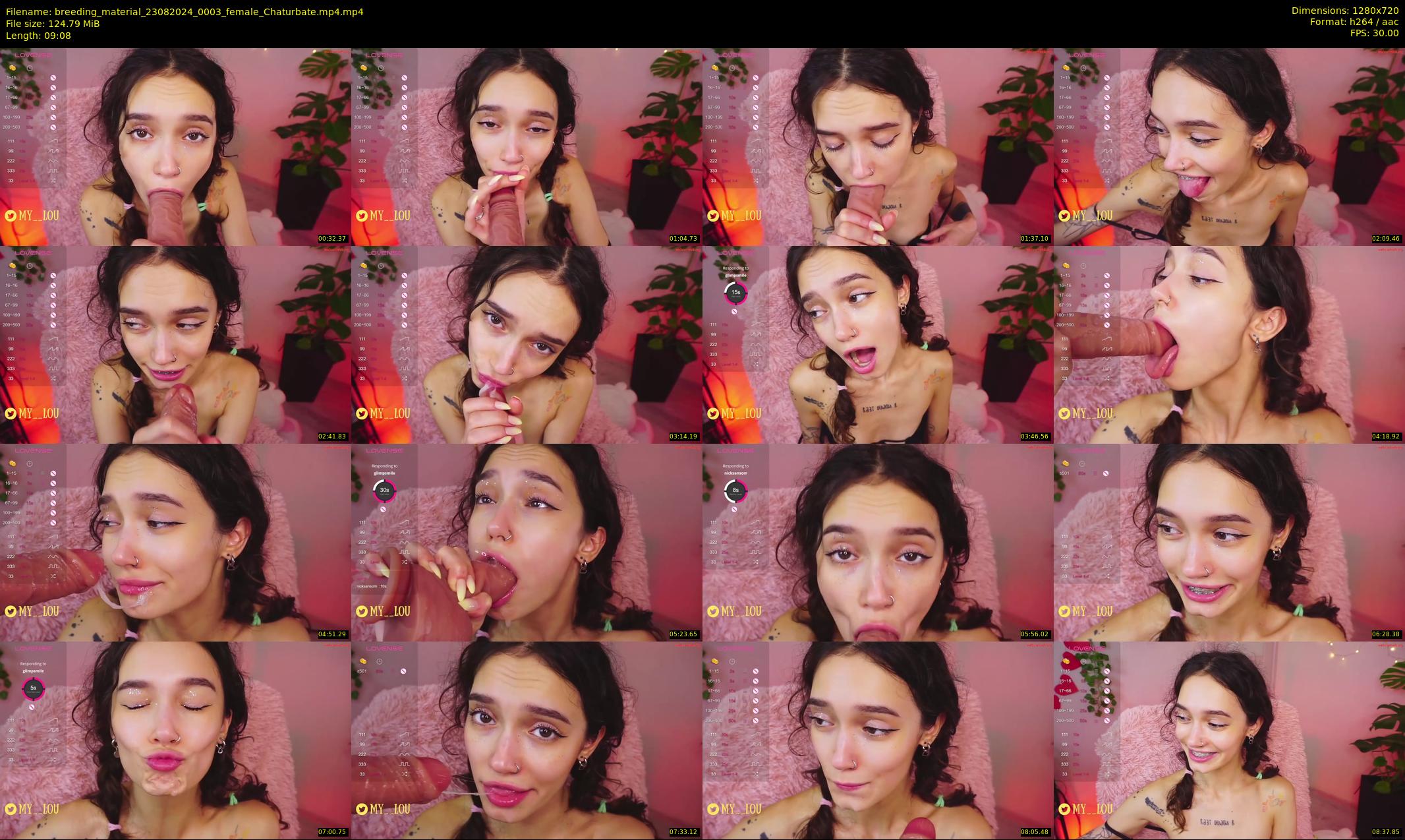 breeding_material — 10 minute Chaturbate female cam show recording, 720p, Aug 23, 2024
