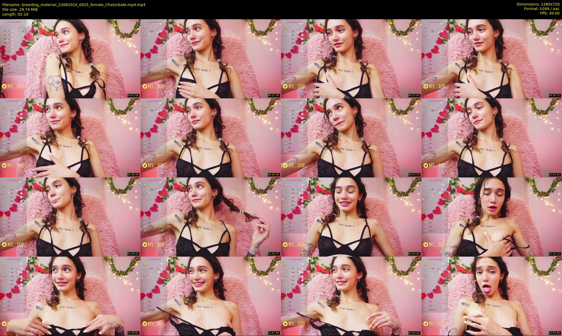 breeding_material — 3 minute Chaturbate female cam show recording, 720p, Aug 23, 2024