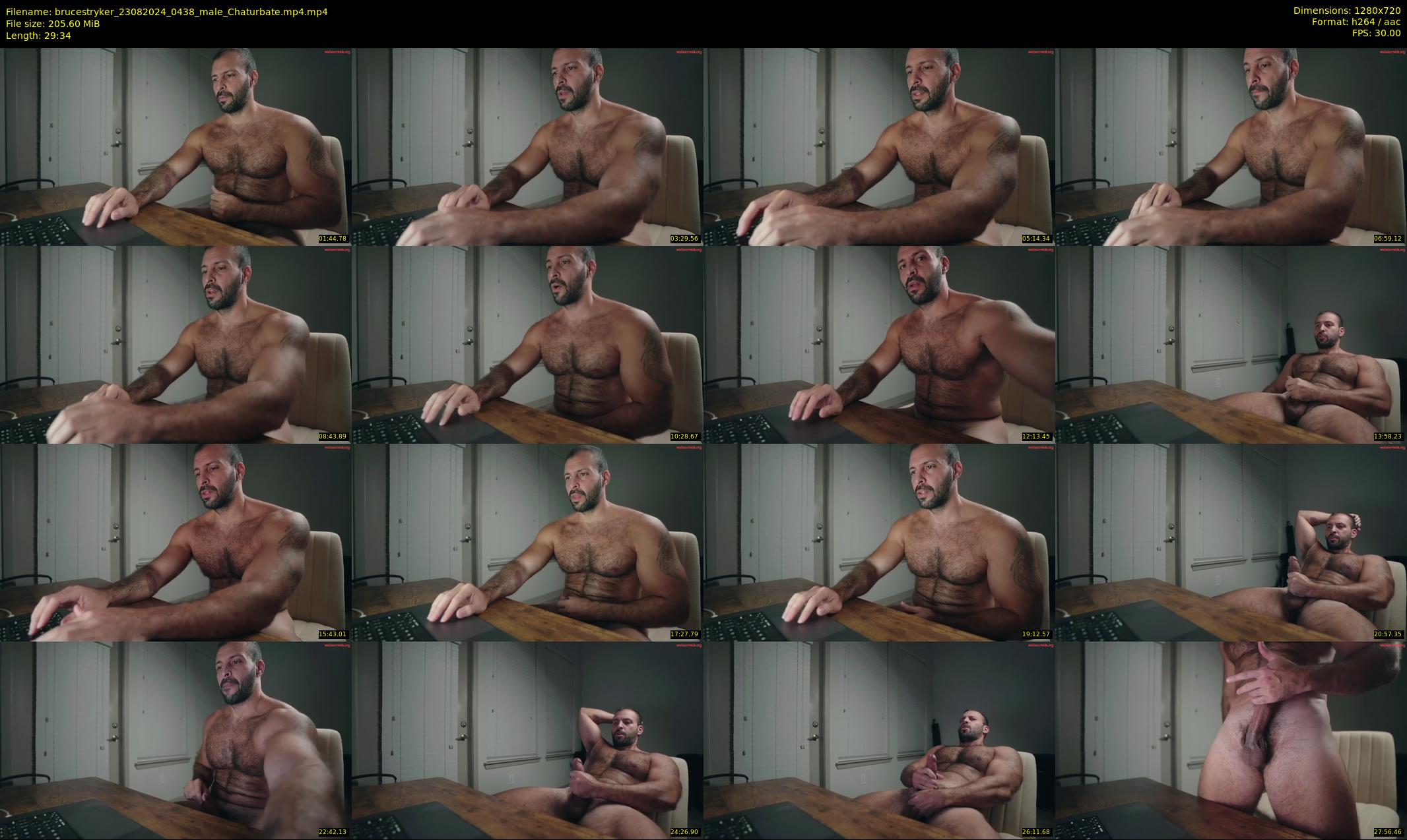 brucestryker — 30 minute Chaturbate male cam show recording, 720p, Aug 23, 2024