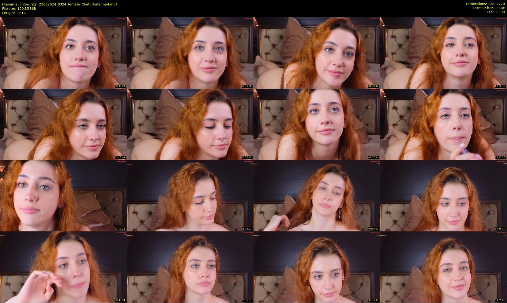 chloe_rizzi — 12 minute Chaturbate female cam show recording, 720p, Aug 23, 2024