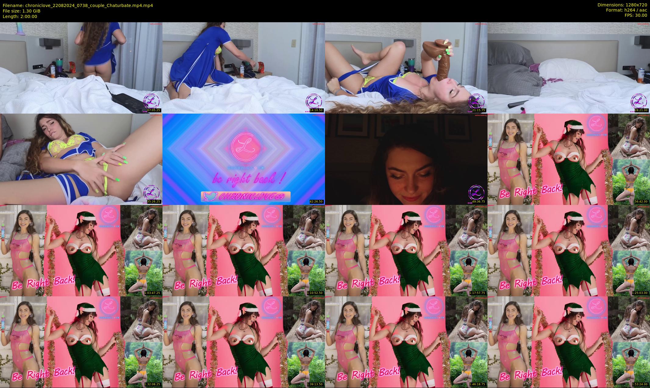 chroniclove — 120 minute Chaturbate female cam show recording, 720p, Aug 22, 2024