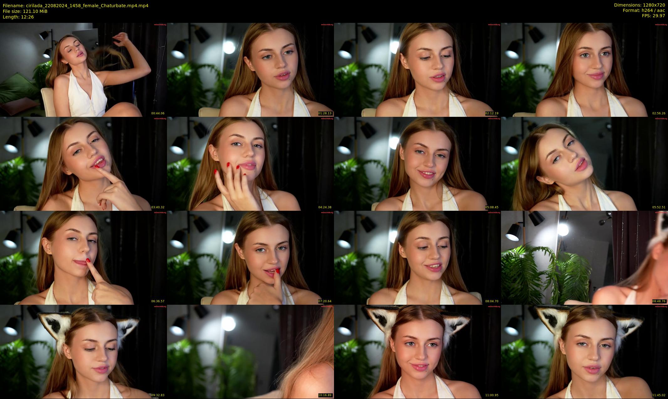 cirilada — 13 minute Chaturbate female cam show recording, 720p, Aug 22, 2024