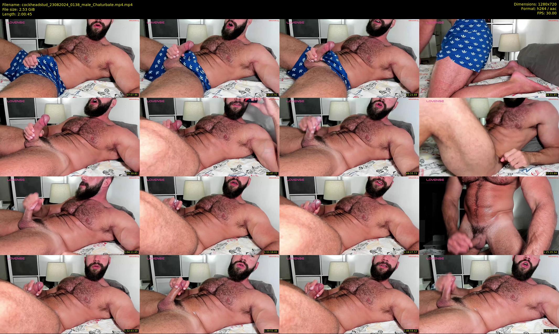 cockheadstud — 121 minute Chaturbate male cam show recording, 720p, Aug 23, 2024