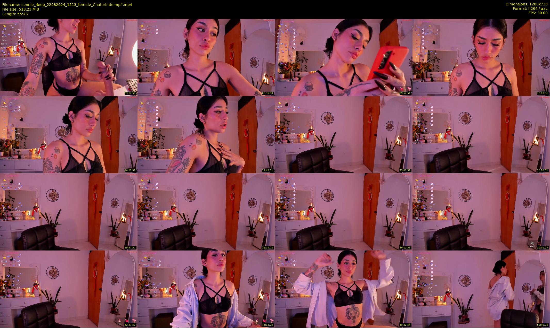 connie_deep — 56 minute Chaturbate female cam show recording, 720p, Aug 22, 2024