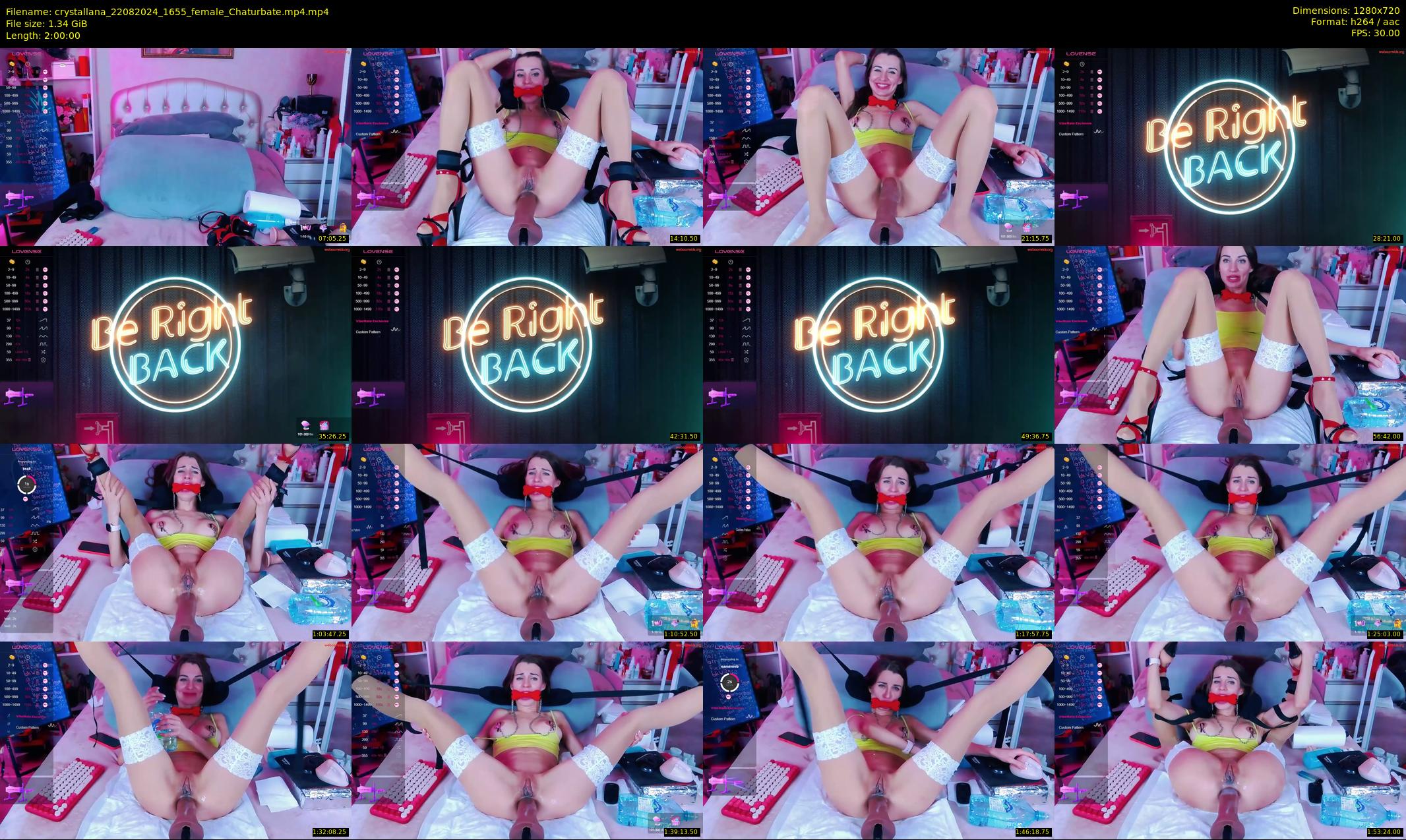 crystallana — 120 minute Chaturbate female cam show recording, 720p, Aug 22, 2024