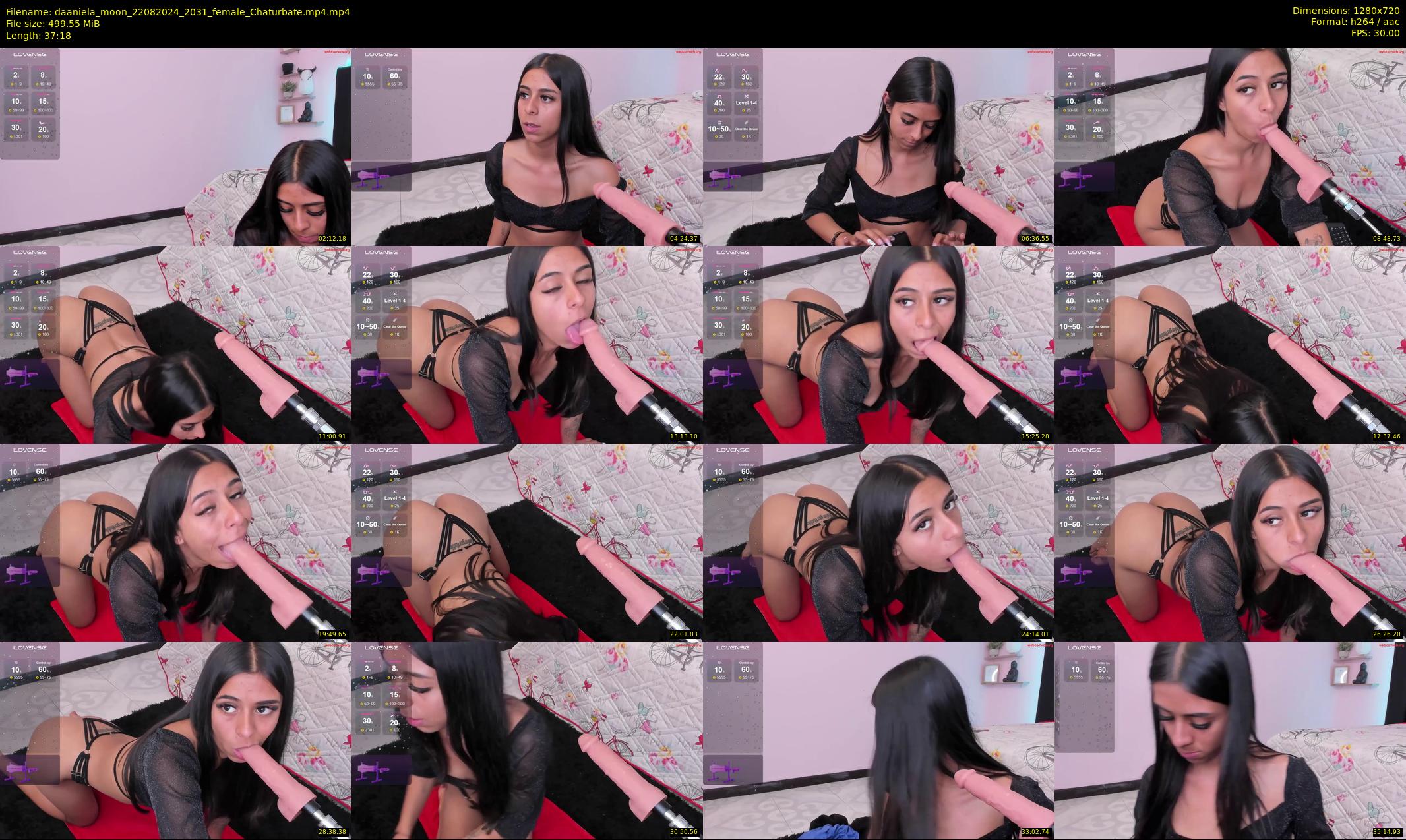 daaniela_moon — 38 minute Chaturbate female cam show recording, 720p, Aug 22, 2024