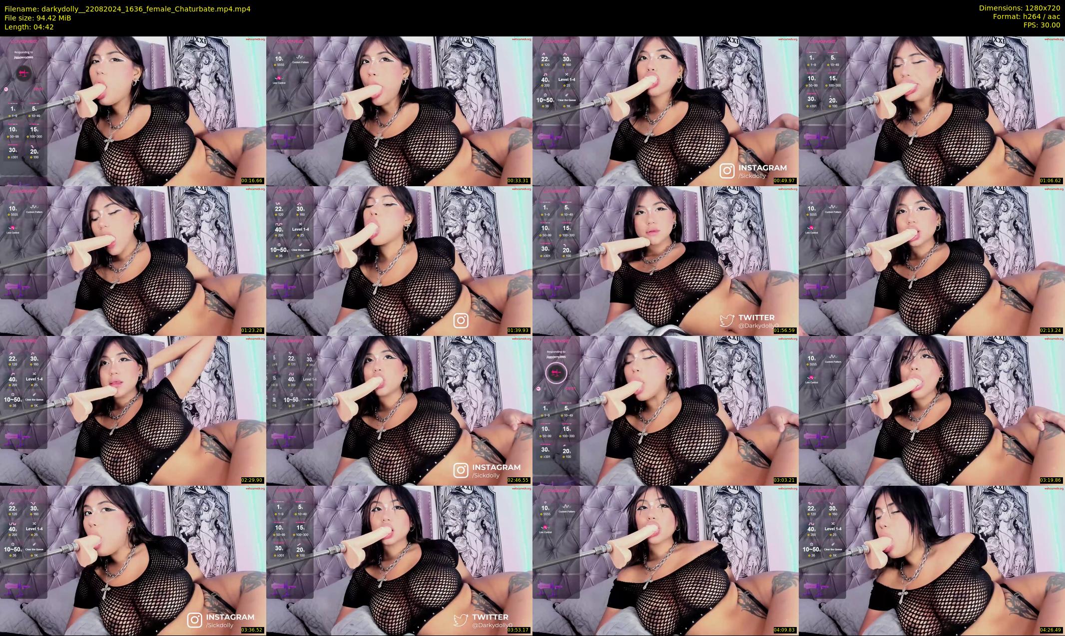 darkydolly_ — 5 minute Chaturbate female cam show recording, 720p, Aug 22, 2024