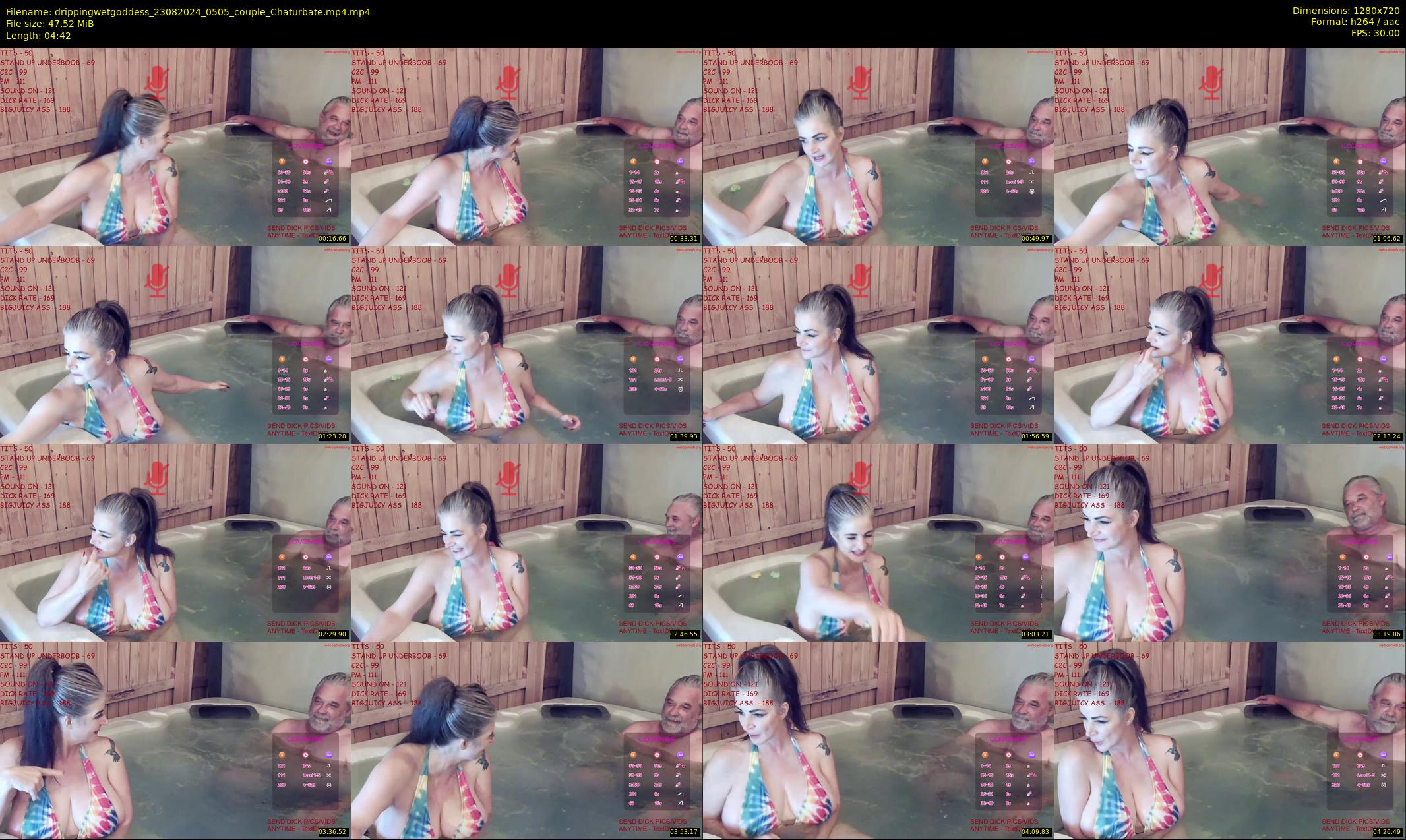 drippingwetgoddess — 5 minute Chaturbate female cam show recording, 720p, Aug 23, 2024