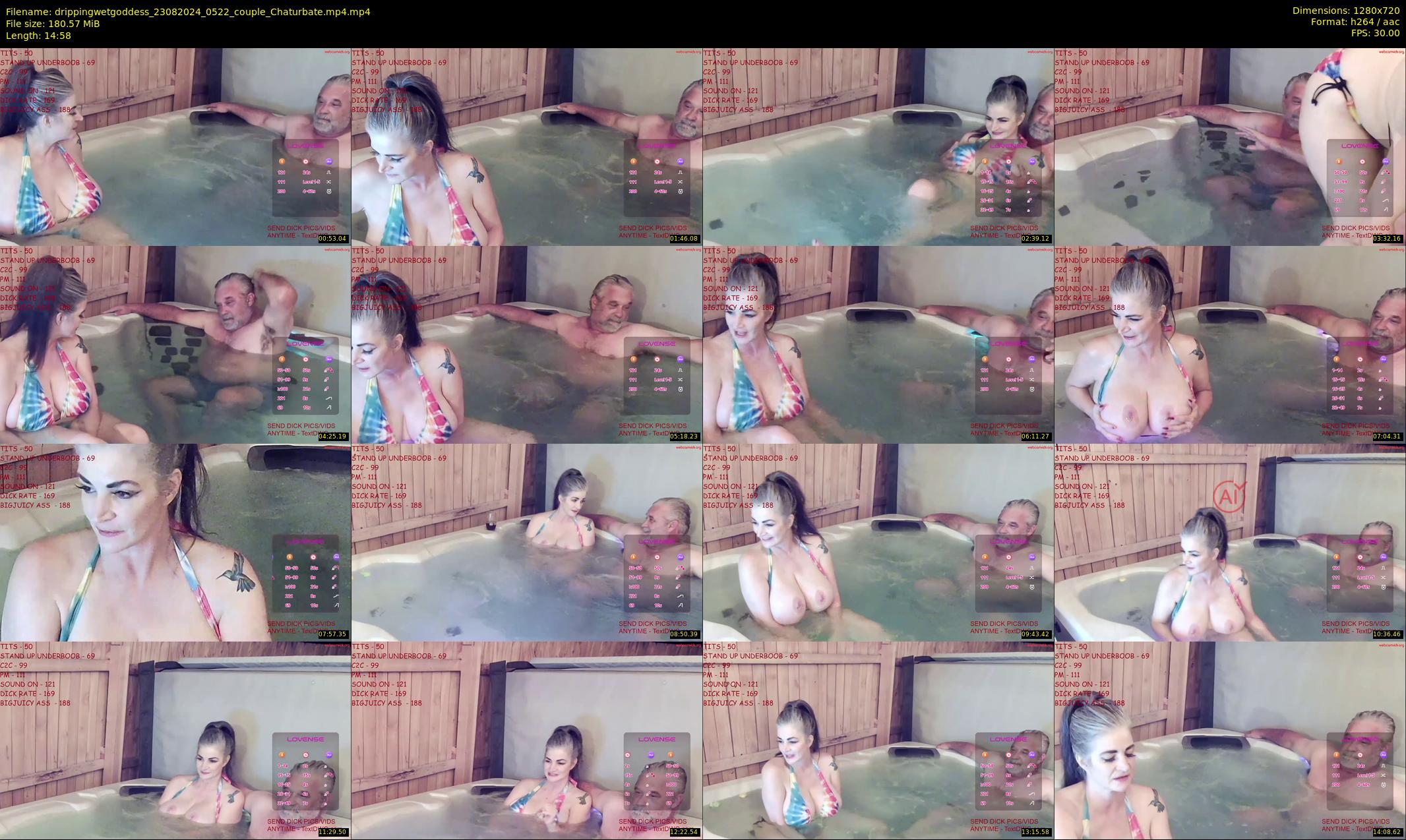 drippingwetgoddess — 15 minute Chaturbate female cam show recording, 720p, Aug 23, 2024