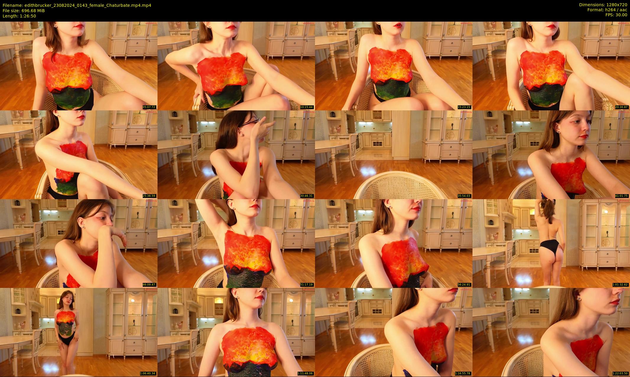 edithbrucker — 87 minute Chaturbate female cam show recording, 720p, Aug 23, 2024