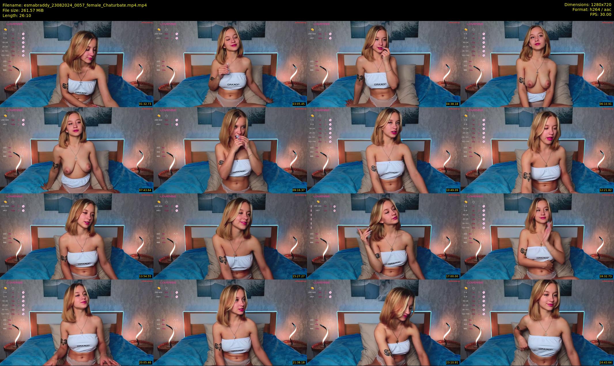 esmabraddy — 27 minute Chaturbate female cam show recording, 720p, Aug 23, 2024