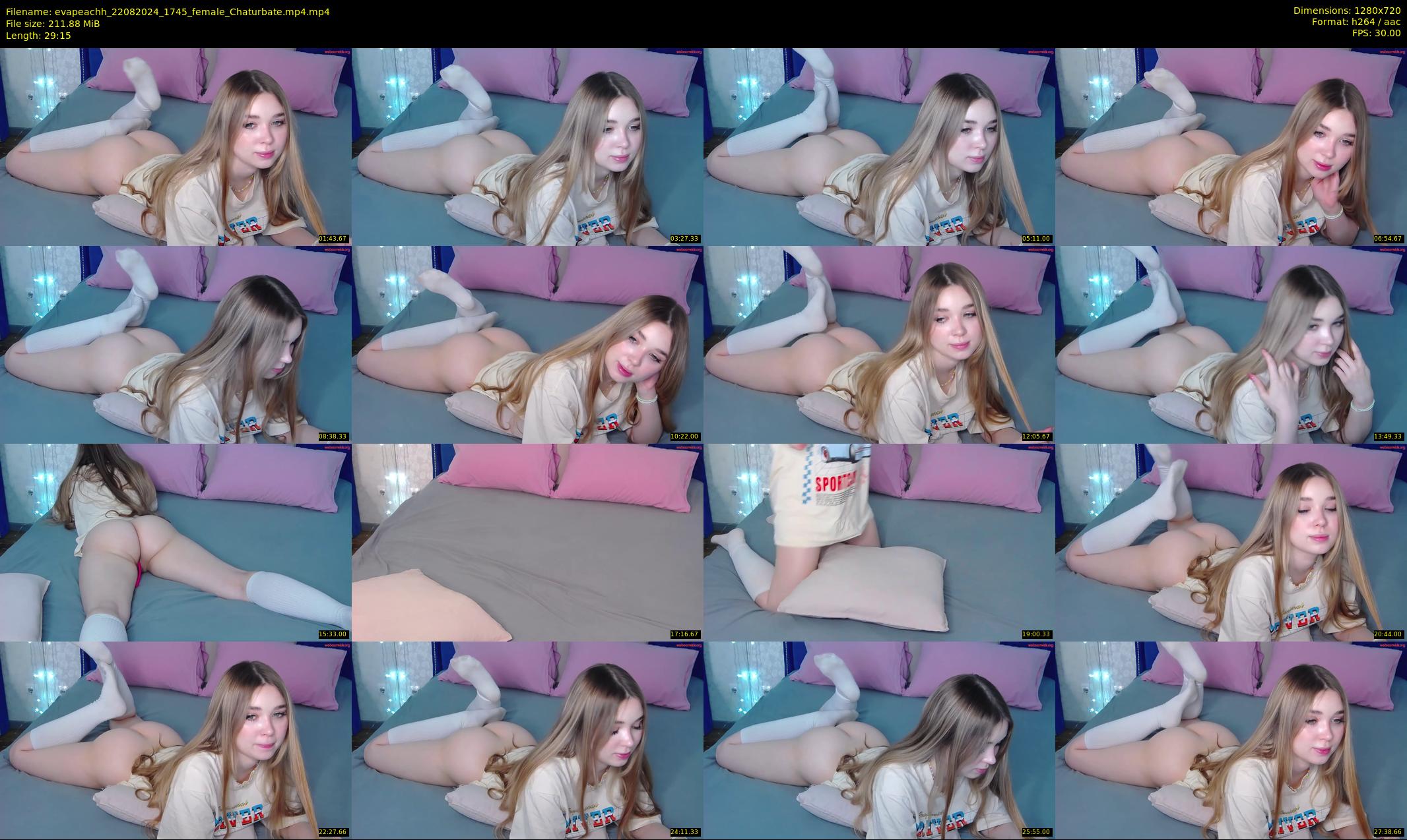 evapeachh — 30 minute Chaturbate female cam show recording, 720p, Aug 22, 2024