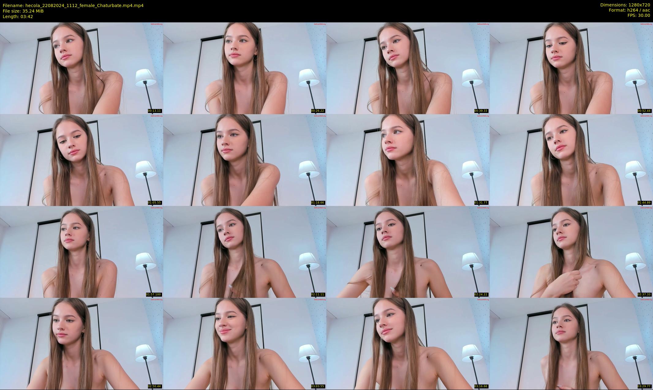 hecola — 4 minute Chaturbate female cam show recording, 720p, Aug 22, 2024