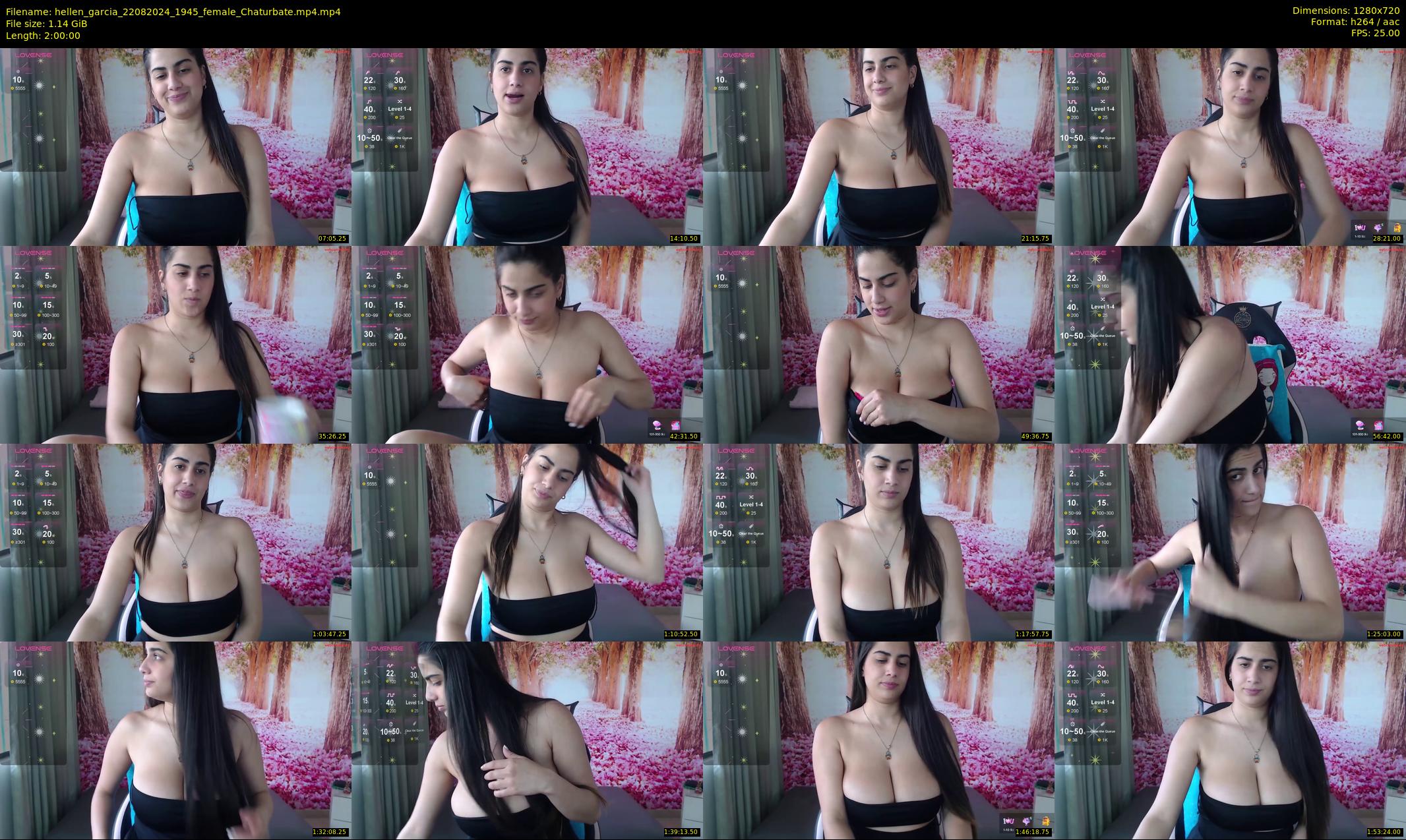hellen_garcia — 120 minute Chaturbate female cam show recording, 720p, Aug 22, 2024