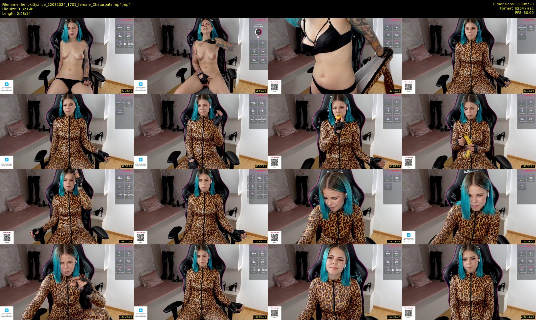 hellokittyalice — 129 minute Chaturbate female cam show recording, 720p, Aug 22, 2024