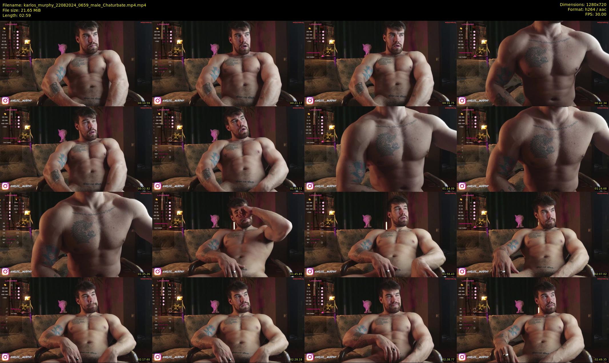 karlos_murphy — 3 minute Chaturbate male cam show recording, 720p, Aug 22, 2024
