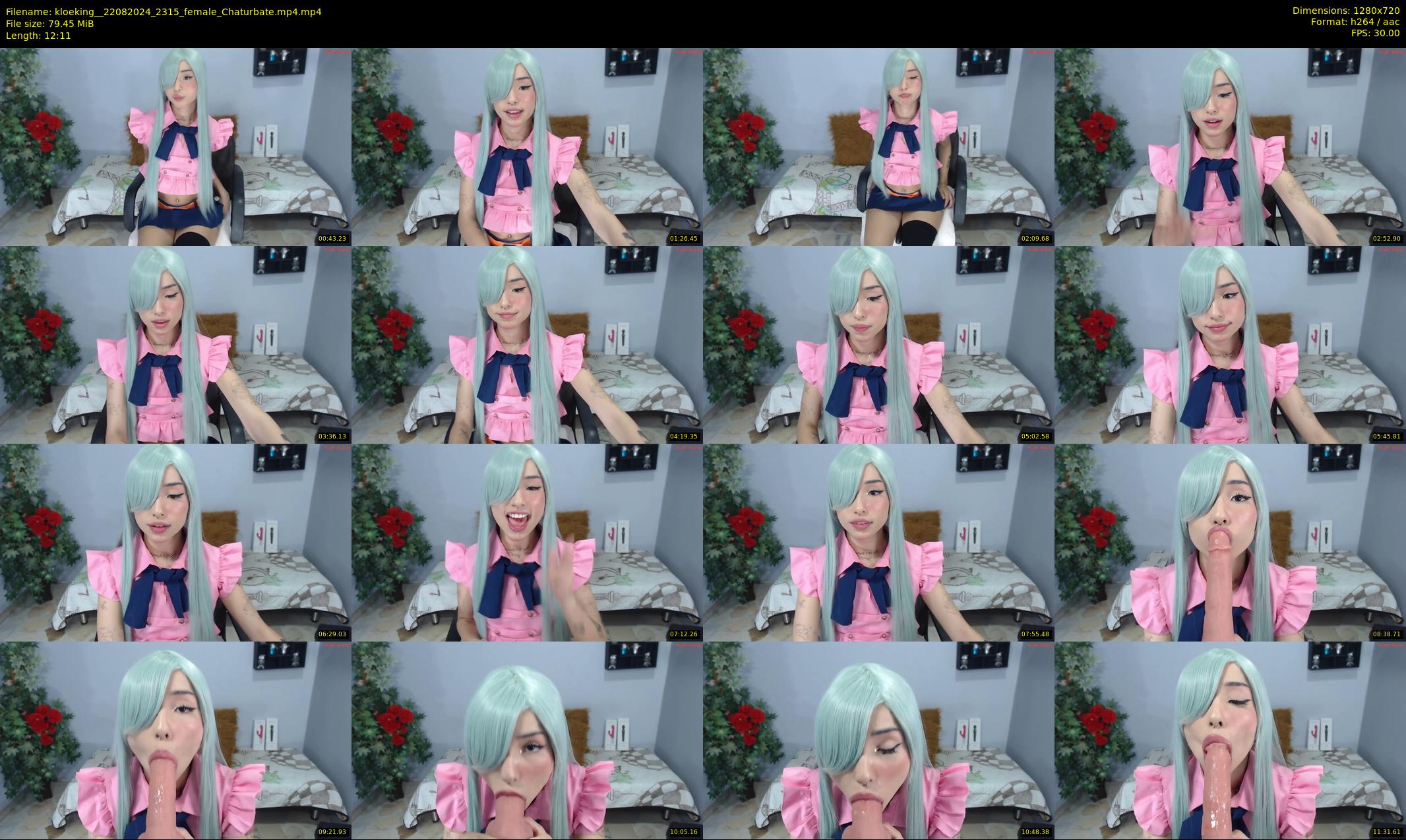 kloeking_ — 13 minute Chaturbate female cam show recording, 720p, Aug 22, 2024