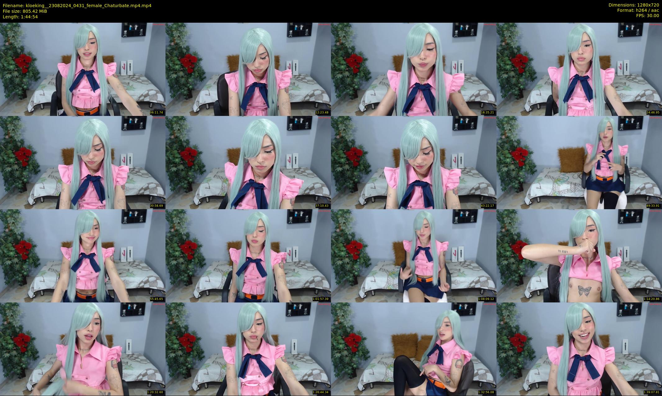 kloeking_ — 105 minute Chaturbate female cam show recording, 720p, Aug 23, 2024