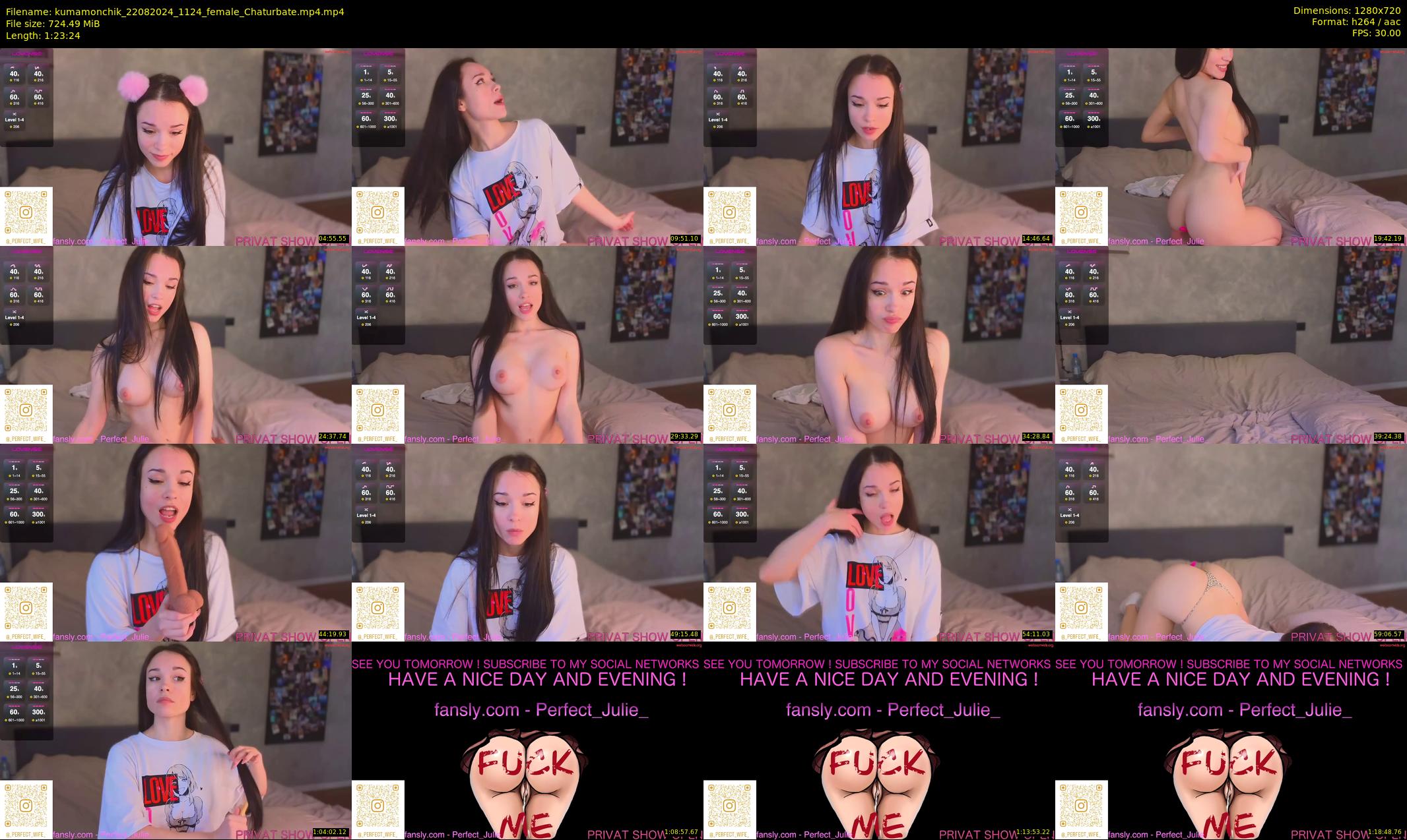 kumamonchik — 84 minute Chaturbate couple cam show recording, 720p, Aug 22, 2024