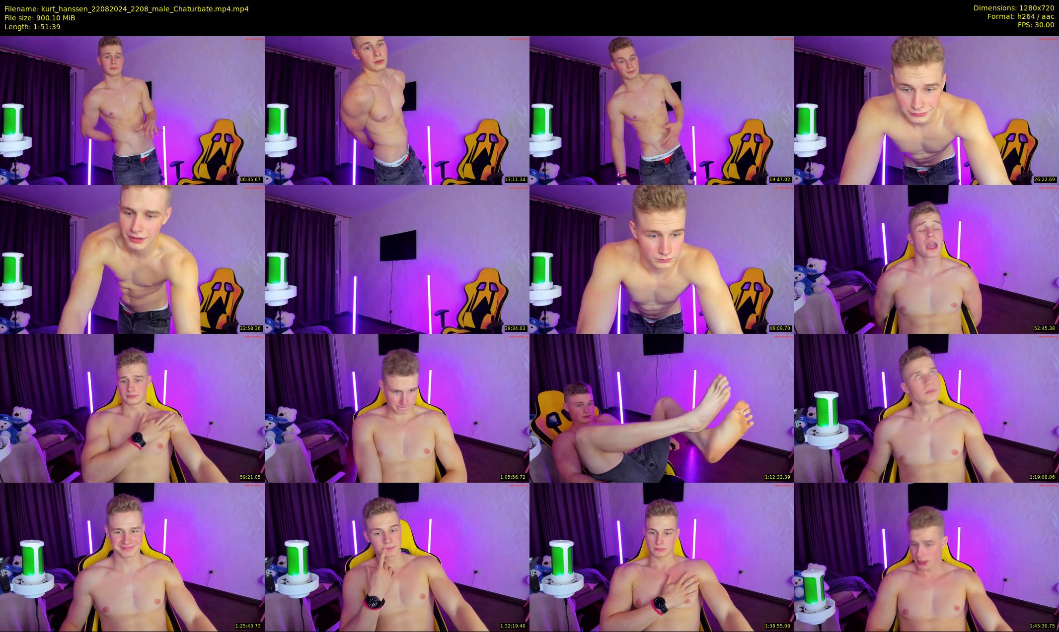 kurt_hanssen — 112 minute Chaturbate male cam show recording, 720p, Aug 22, 2024
