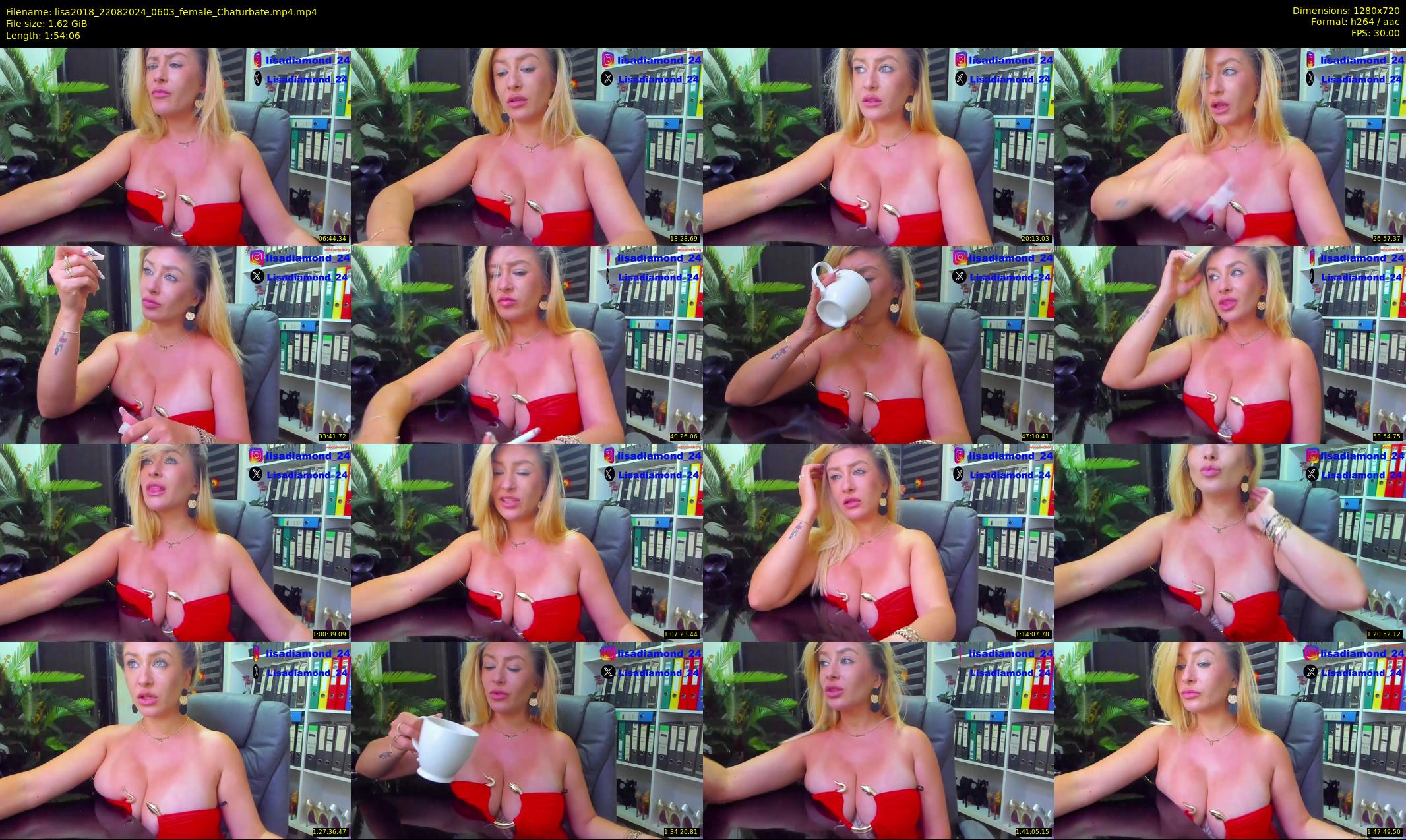 lisa2018 — 115 minute Chaturbate female cam show recording, 720p, Aug 22, 2024