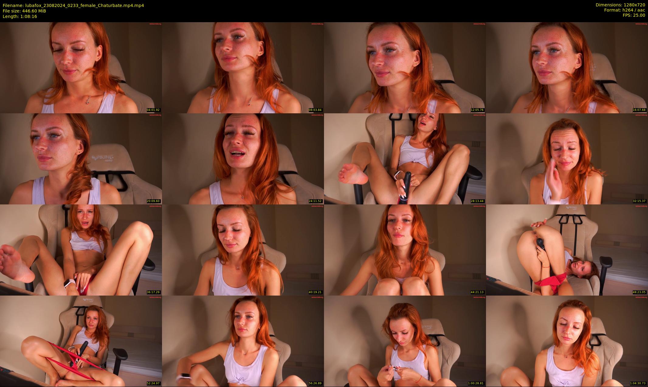 lubafox — 69 minute Chaturbate female cam show recording, 720p, Aug 23, 2024