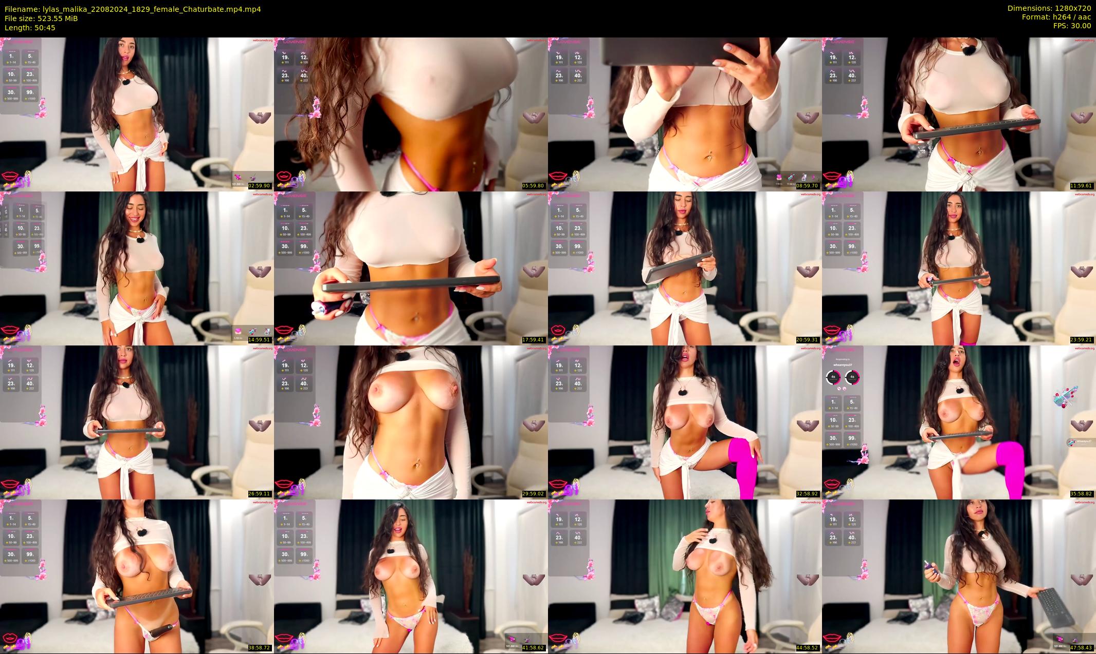 lylas_malika — 51 minute Chaturbate female cam show recording, 720p, Aug 22, 2024