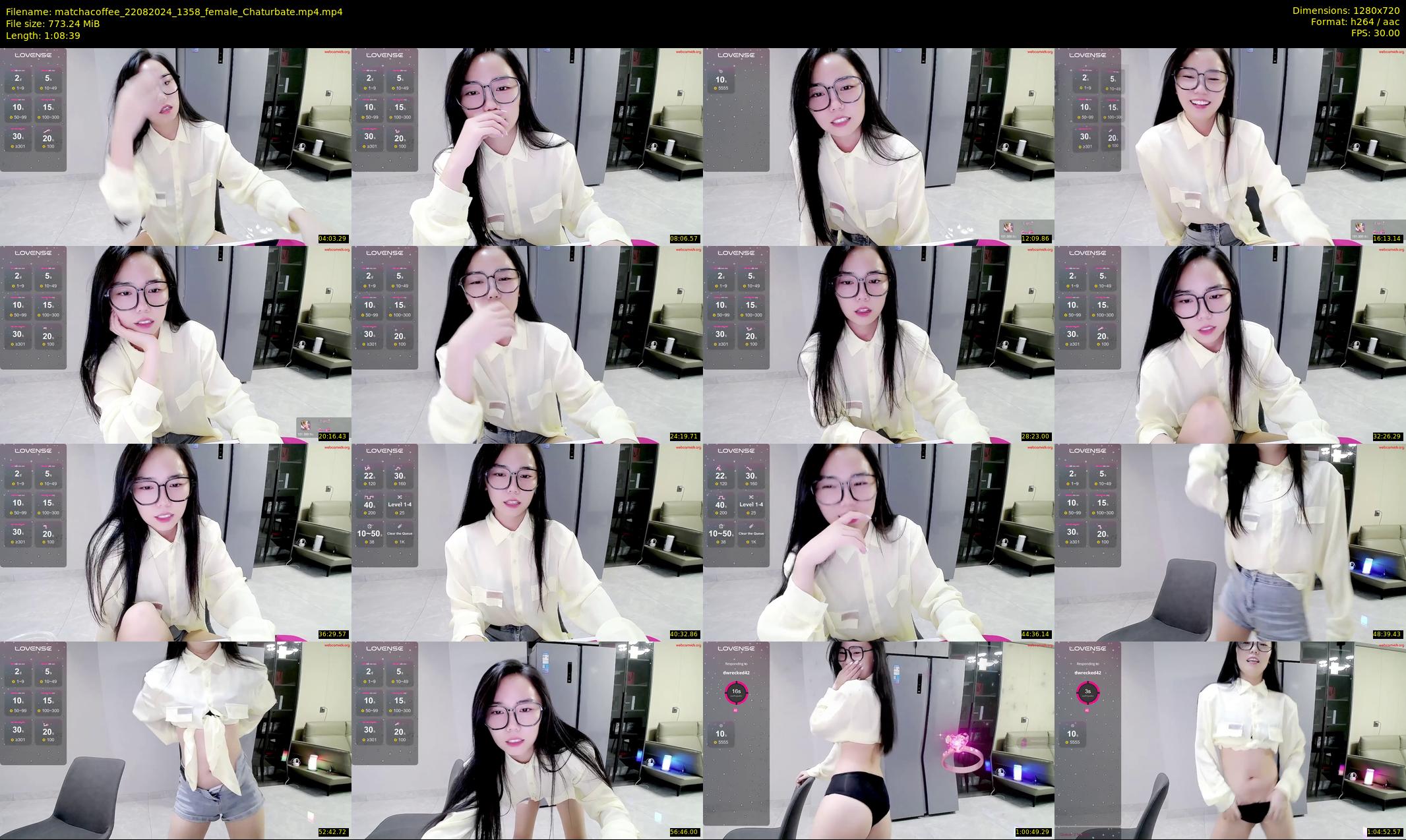 matchacoffee — 69 minute Chaturbate female cam show recording, 720p, Aug 22, 2024