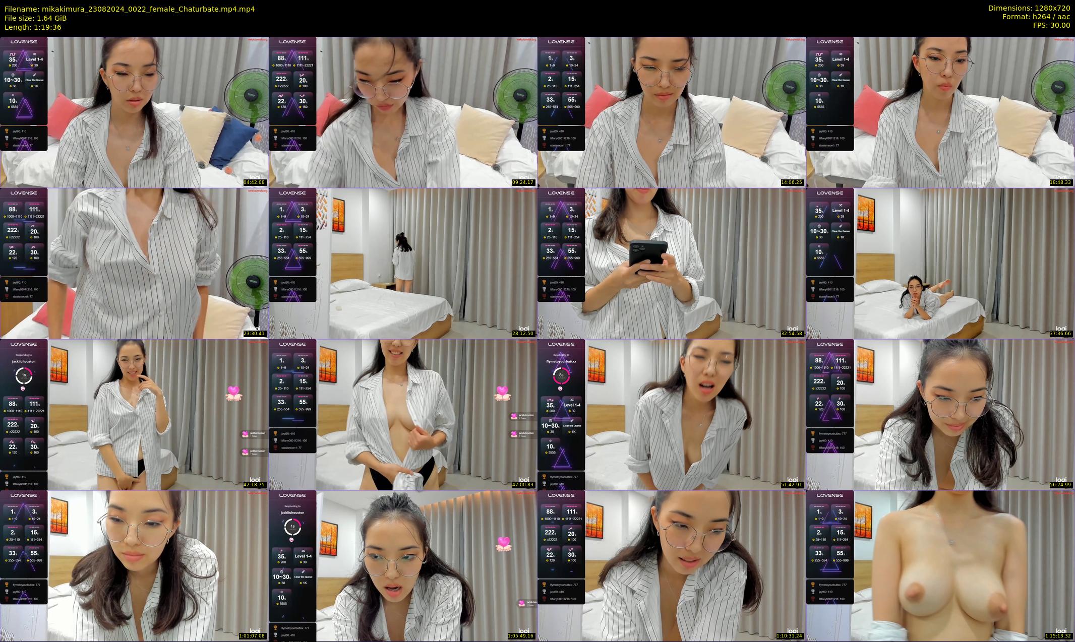 mikakimura — 80 minute Chaturbate female cam show recording, 720p, Aug 23, 2024