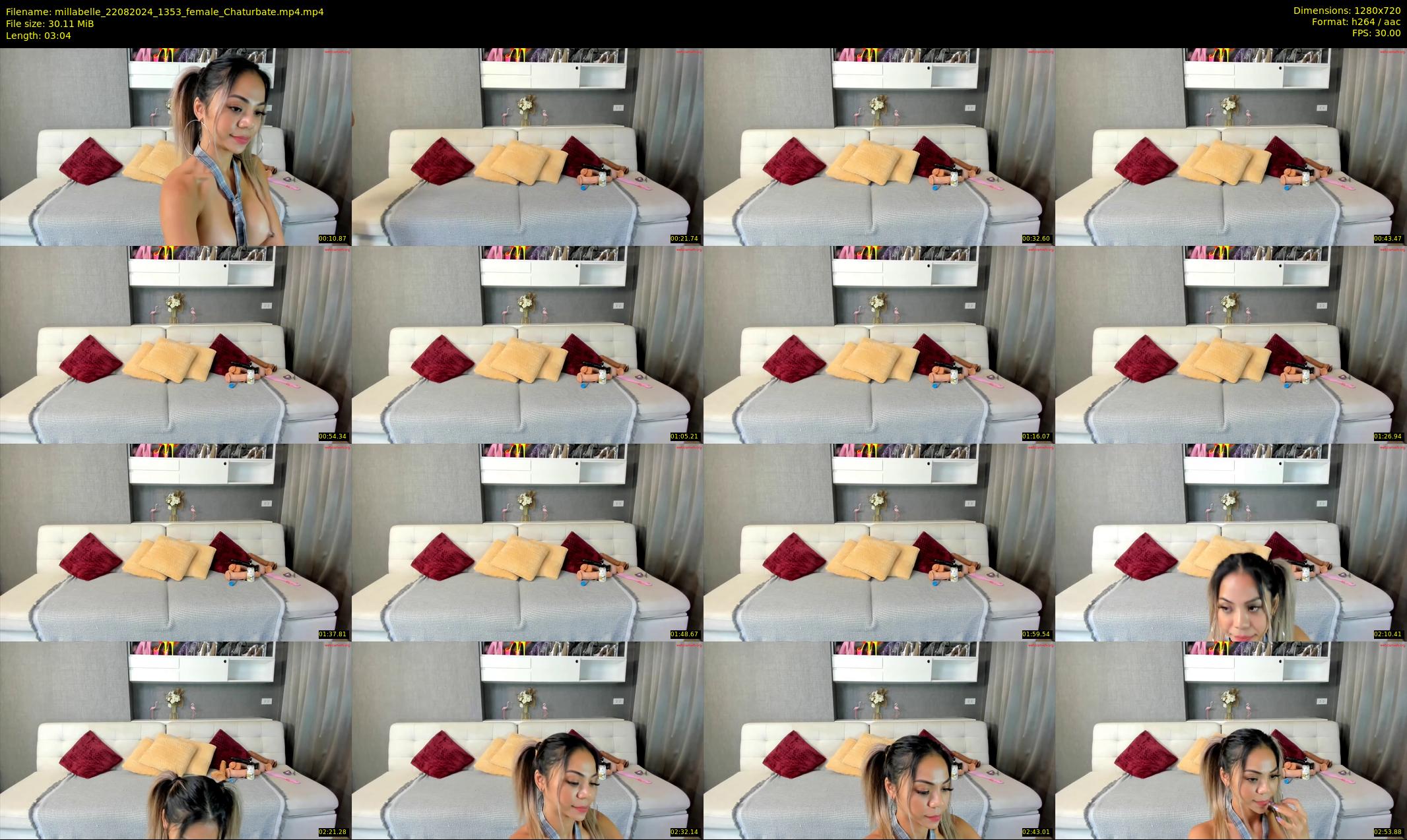 millabelle — 4 minute Chaturbate female cam show recording, 720p, Aug 22, 2024