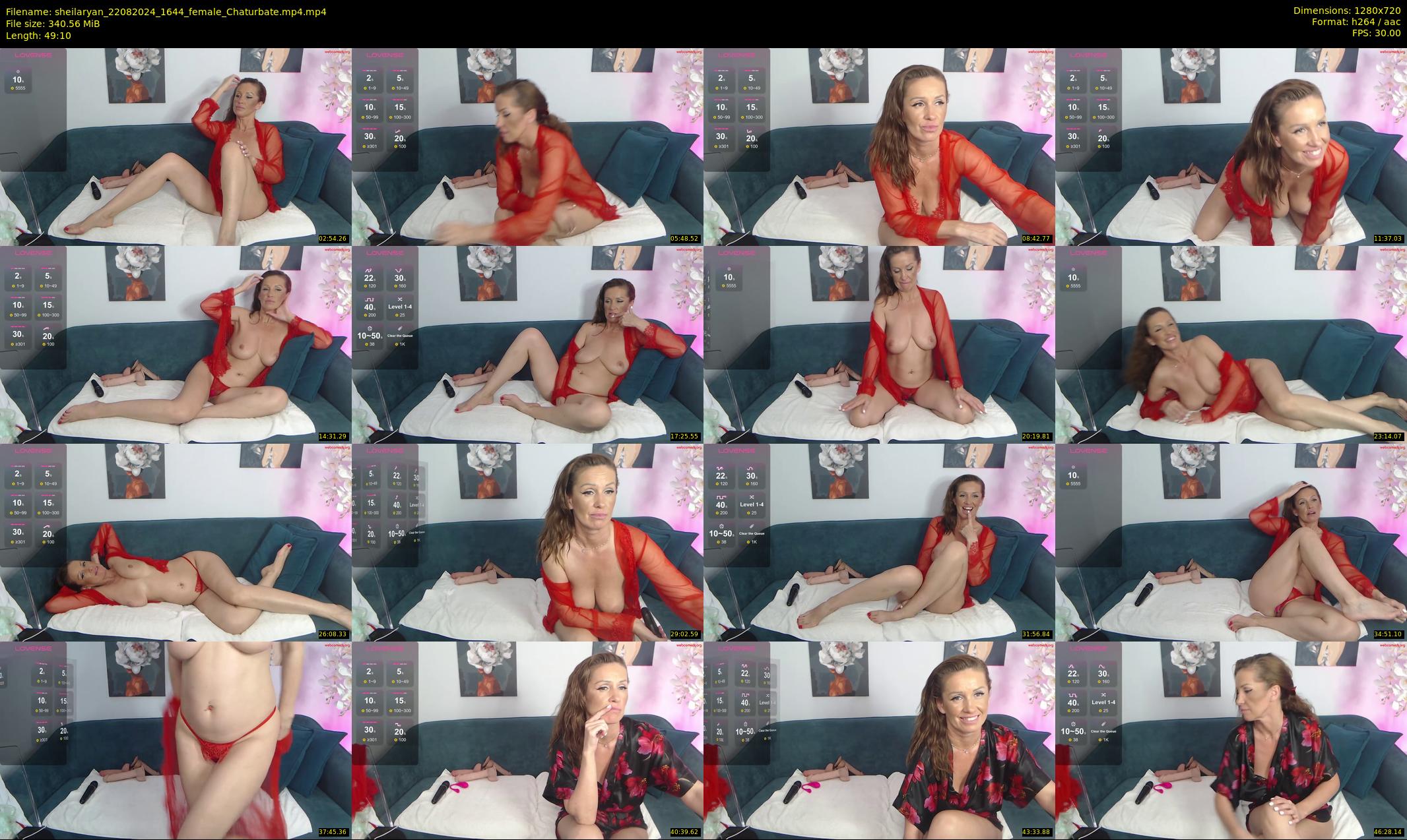 sheilaryan — 50 minute Chaturbate female cam show recording, 720p, Aug 22, 2024