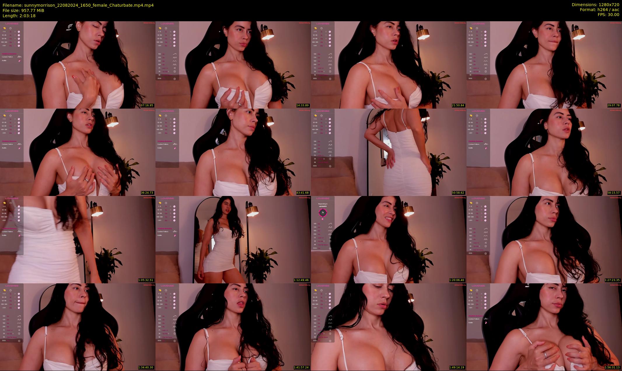 sunnymorrison — 124 minute Chaturbate female cam show recording, 720p, Aug 22, 2024